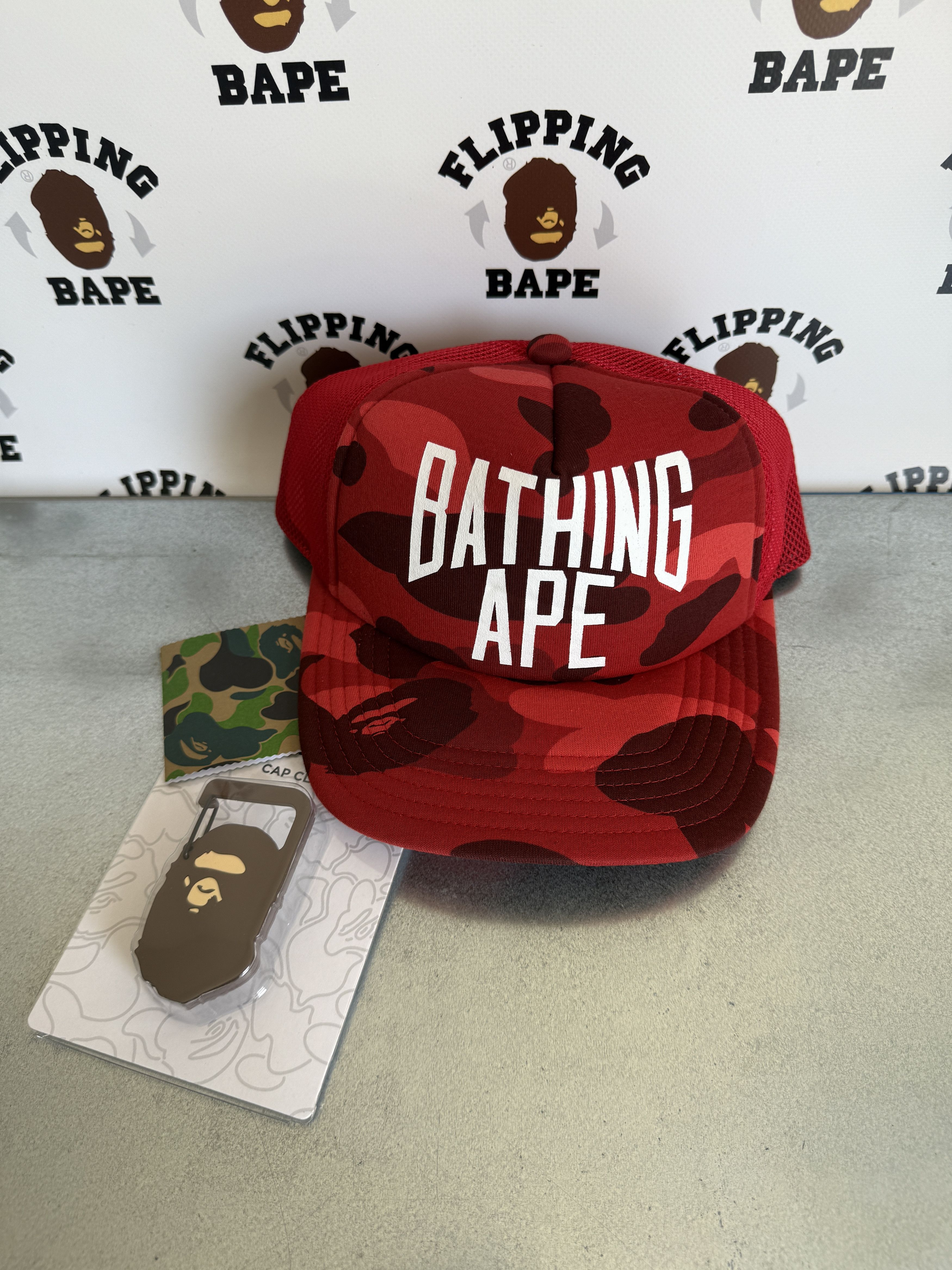 Bape BAPE COLOR CAMO NYC LOGO MESH CAP Size ONE SIZE - 6 Thumbnail