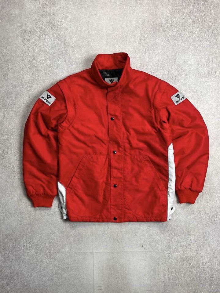 Dainese × Vintage Vintage 2in1 Dainese Red Moto Modular Jacket L Y2K Size US L / EU 52-54 / 3 - 1 Thumbnail