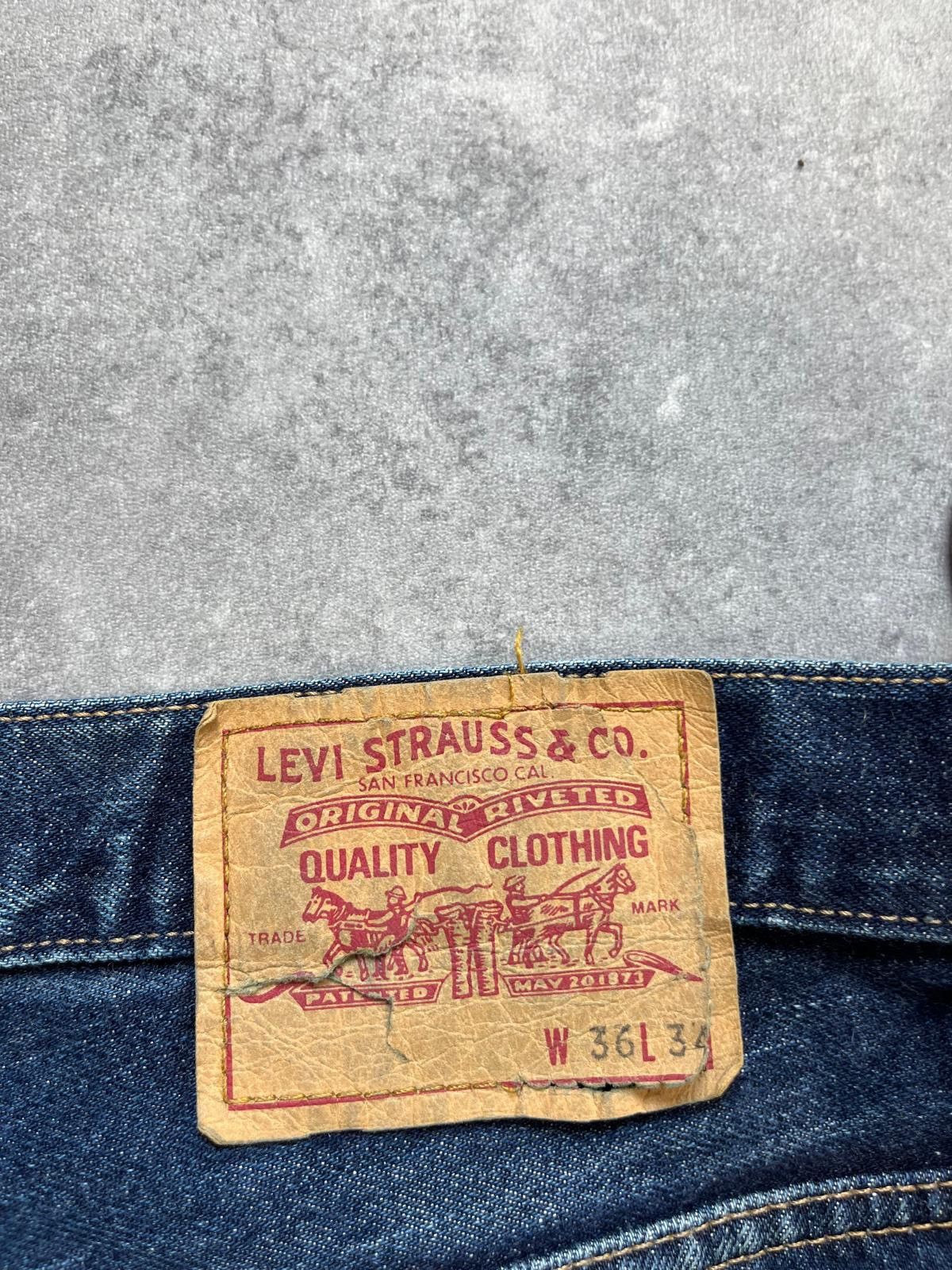 Levi's × Vintage Vintage Levi’s from 1998 Straight Fit Bootcut Spain Usa 90s Size US 34 / EU 50 - 6 Thumbnail