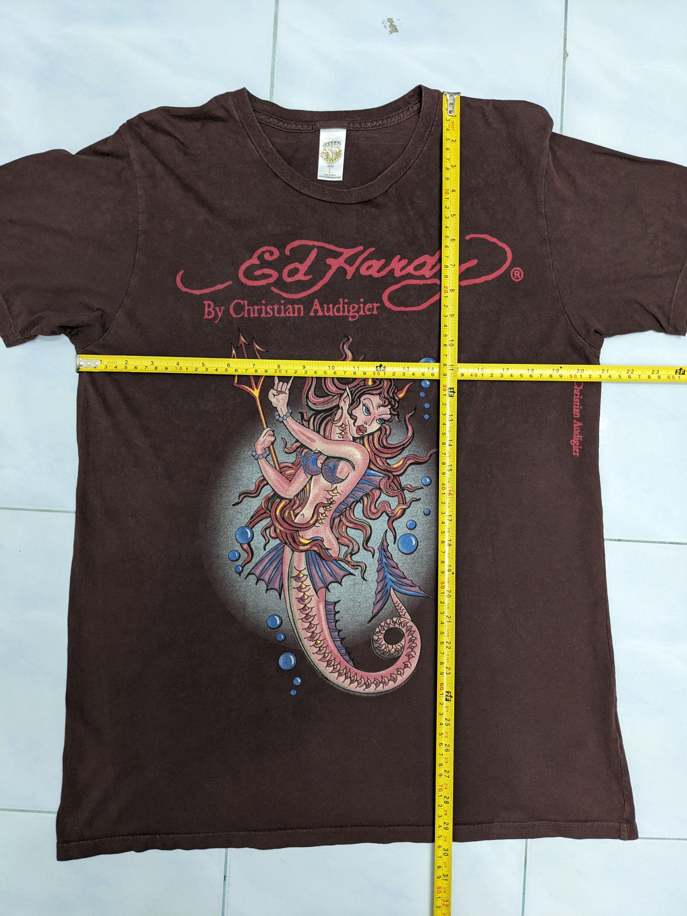 Christian Audigier ED HARDY CHRISTIAN AUDIGIER DESIGN TSHIRT Size US L / EU 52-54 / 3 - 7 Thumbnail