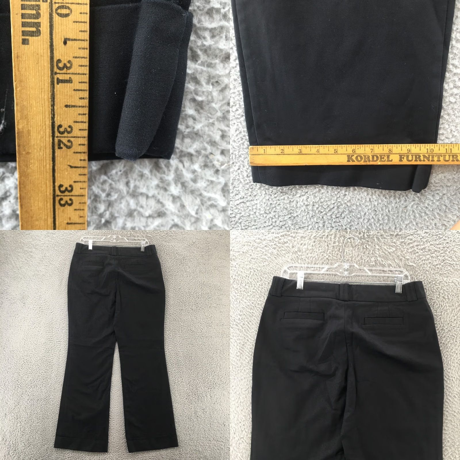 Banana Republic Banana Republic Bootcut Dress Pants Trousers Womens 10 Black Mid Rise Zip Fly Pants Shoes? Size 32" / US 10 / IT 46 - 8 Thumbnail