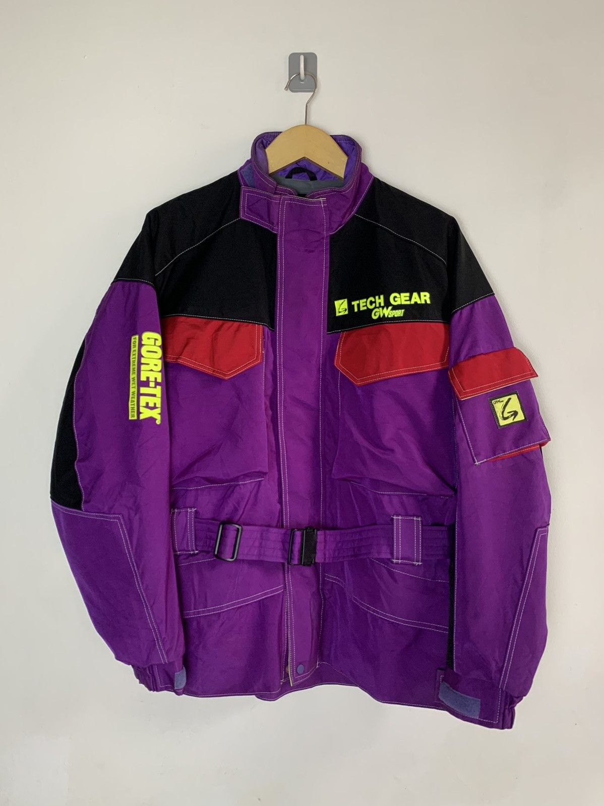 image of 90's Goldwin Racing Multicolor Jacket in Mix, Men's (Size Large)
