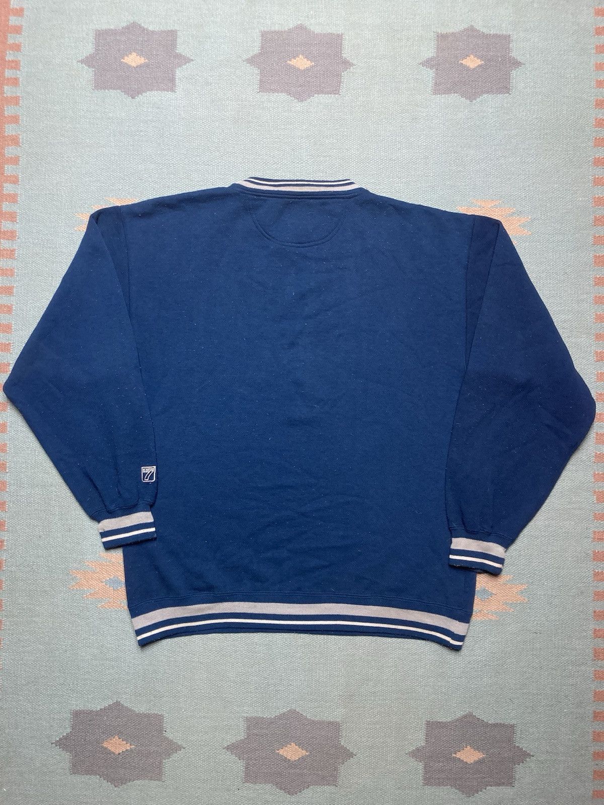 Logo 7 × Vintage Vtg 90s sweatshirt Dallas cowboys NFL logo 7 embroidered XL Size US XL / EU 56 / 4 - 6 Thumbnail
