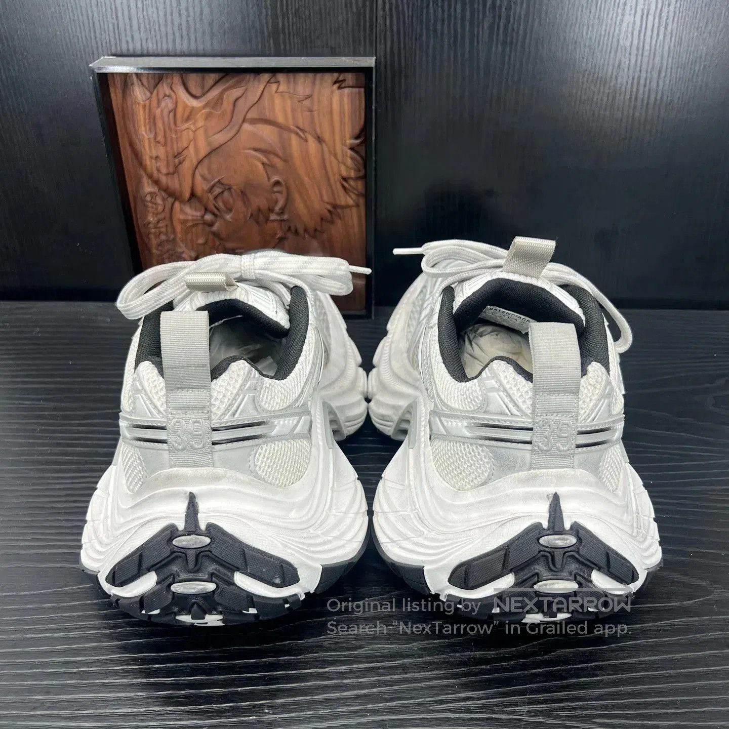 Balenciaga Gray Low-Top Sneakers Size 6. Size US 6 / EU 39 - 5 Thumbnail