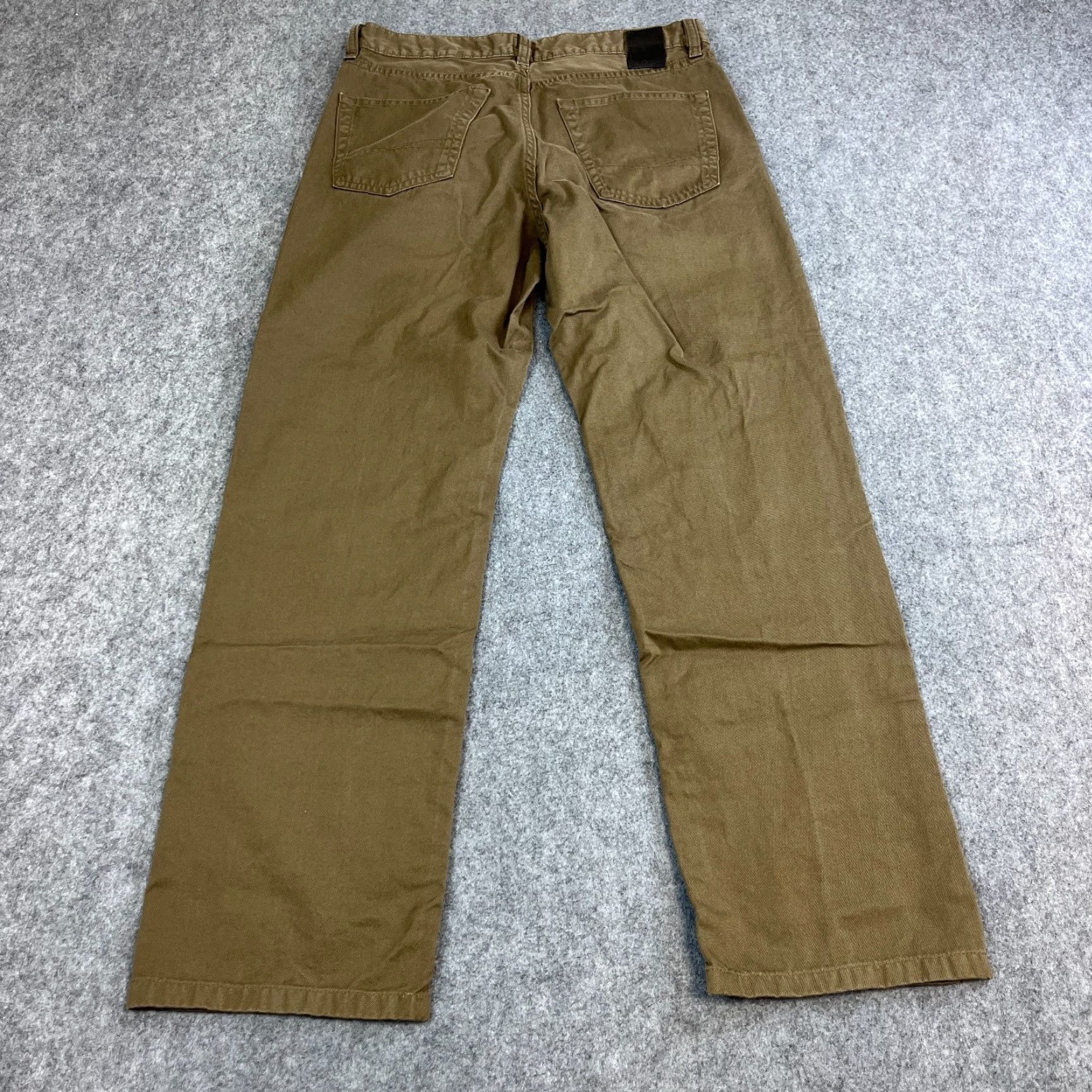 Hugo Boss HUGO BOSS Jeans Regular Straight 32 30 Khaki Brown Vintage 100% Cotton Denim Mens Size US 32 / EU 48 - 2 Thumbnail