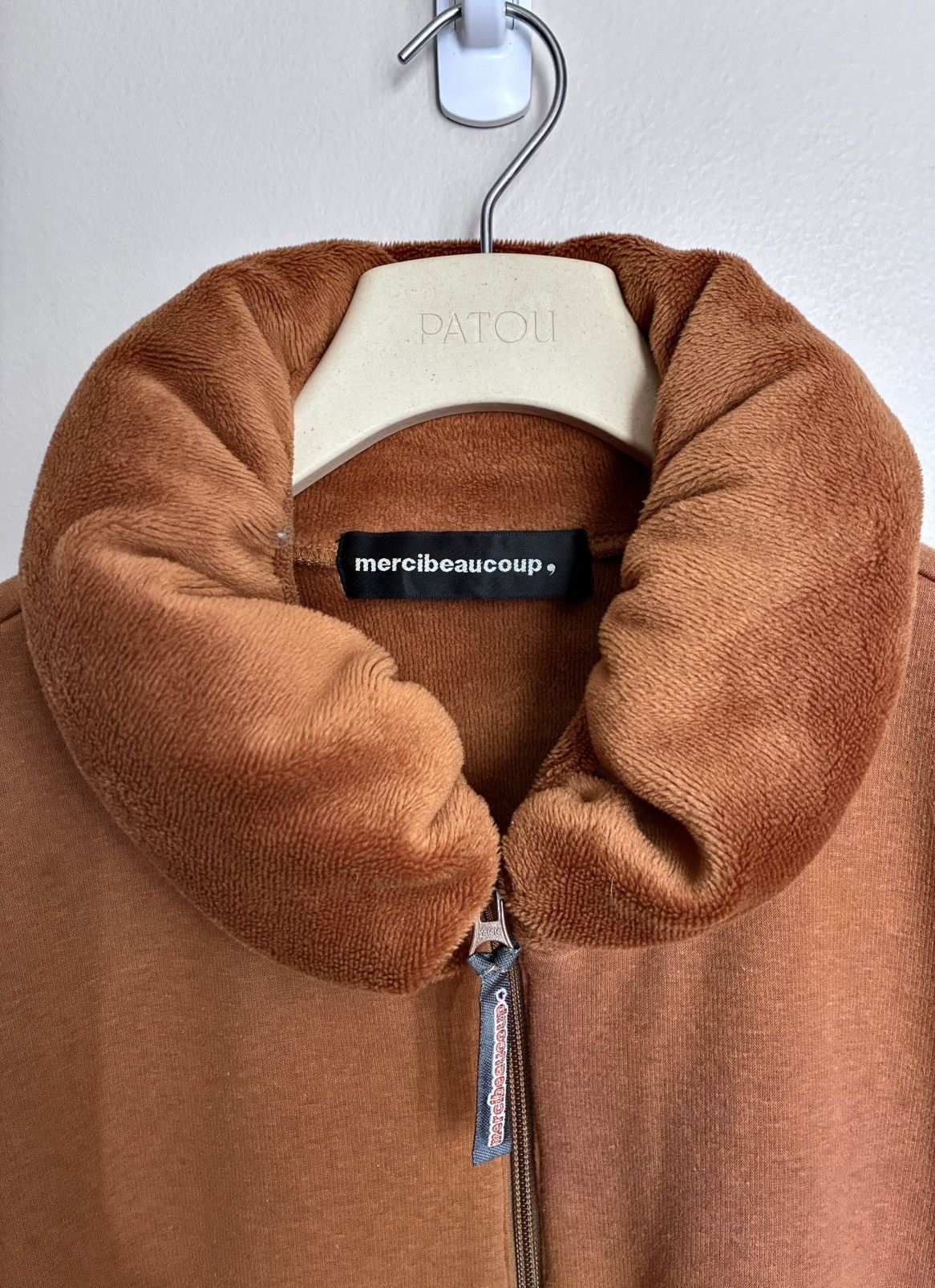 mercibeaucoup MERCIBEAUCOUP Puffy Pillow Collar Couble Zip Sweatshirt Size US L / EU 52-54 / 3 - 15 Thumbnail