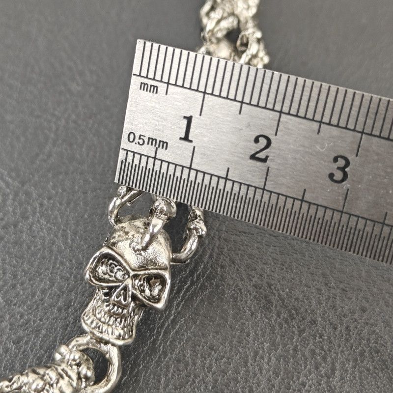 Japanese Brand × Jewelry Retro Metal Pants Chain with Flying Eagle & Skull Head Size ONE SIZE - 6 Thumbnail