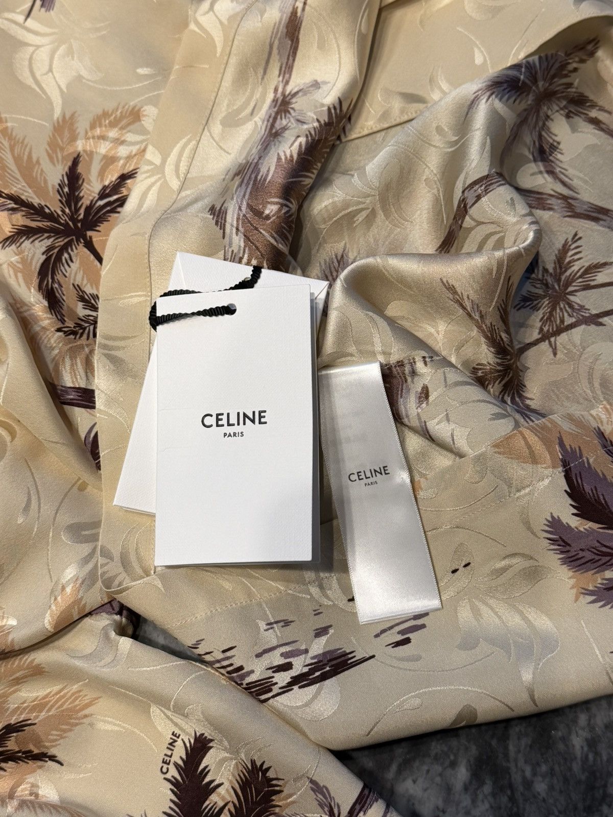 Celine Silk shirt $1600 NWT Size US S / EU 44-46 / 1 - 5 Thumbnail