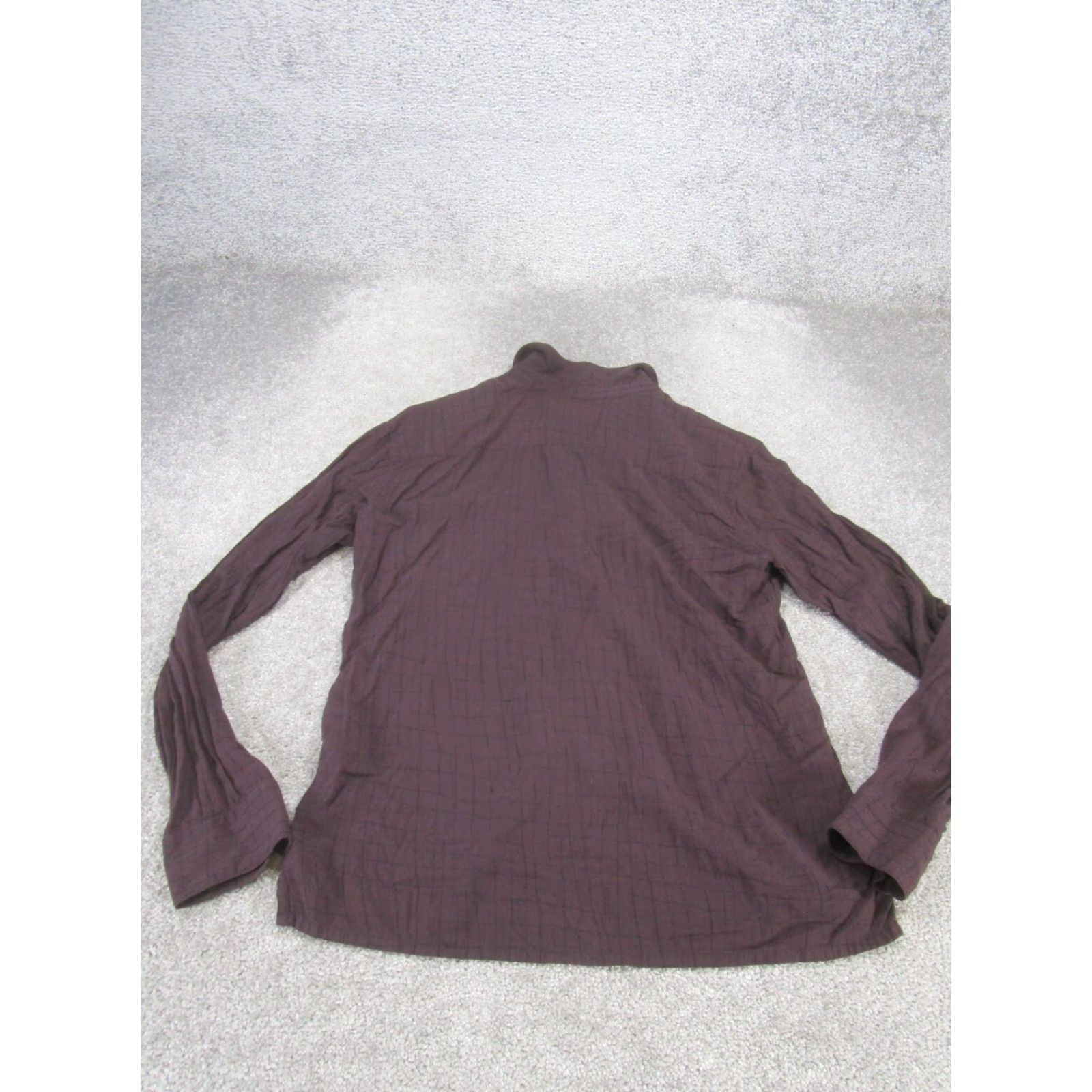 Allsaints VINTAGE AllSaints Button-Up Shirt Mens Small Brown Long Sleeve Collared Regular Fit Size US S / EU 44-46 / 1 - 4 Thumbnail