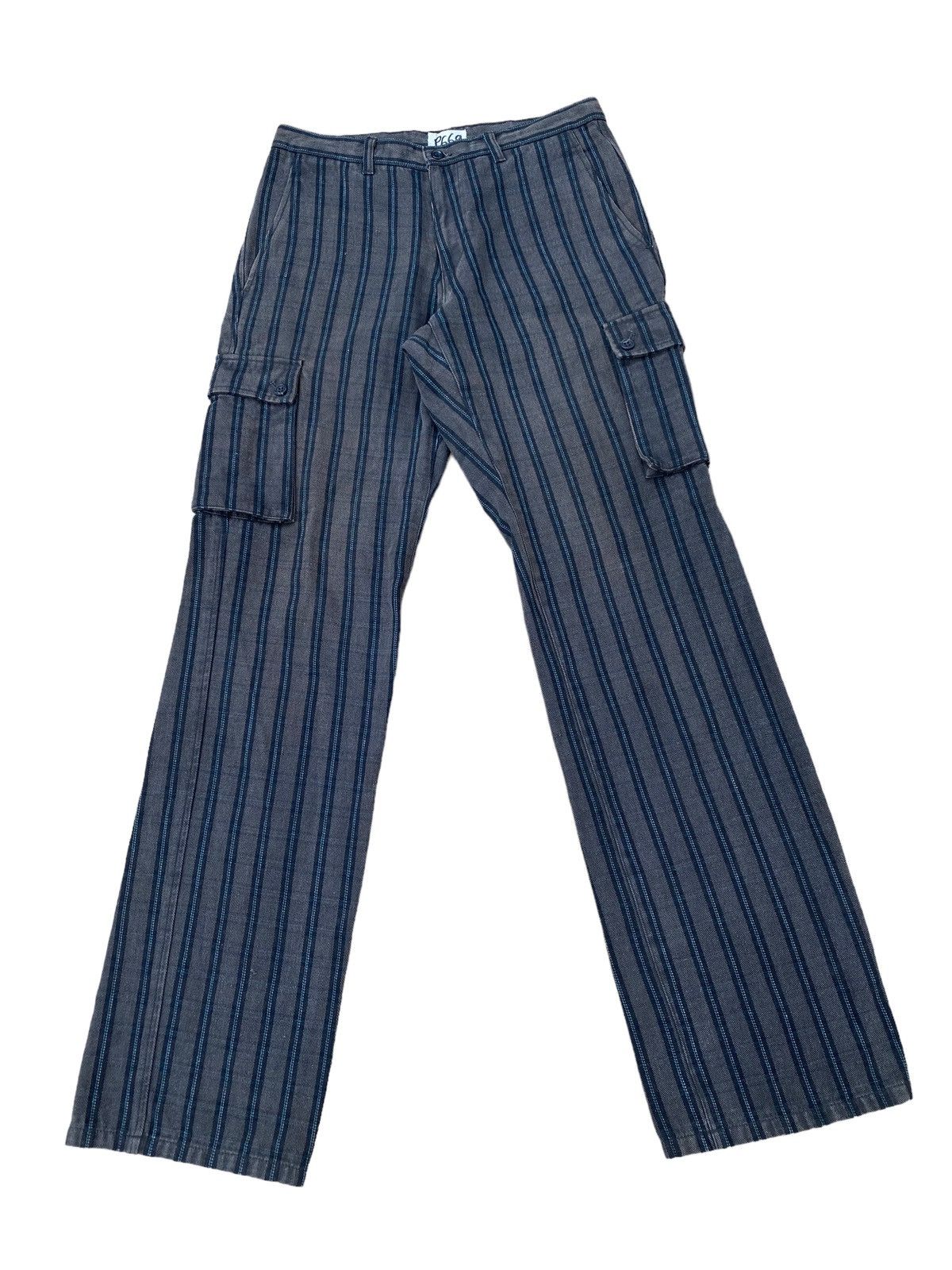 Comme Ca Ism Vintage Comme Ca Ism Stripe Cargo Pant Size US 30 / EU 46 - 1 Thumbnail
