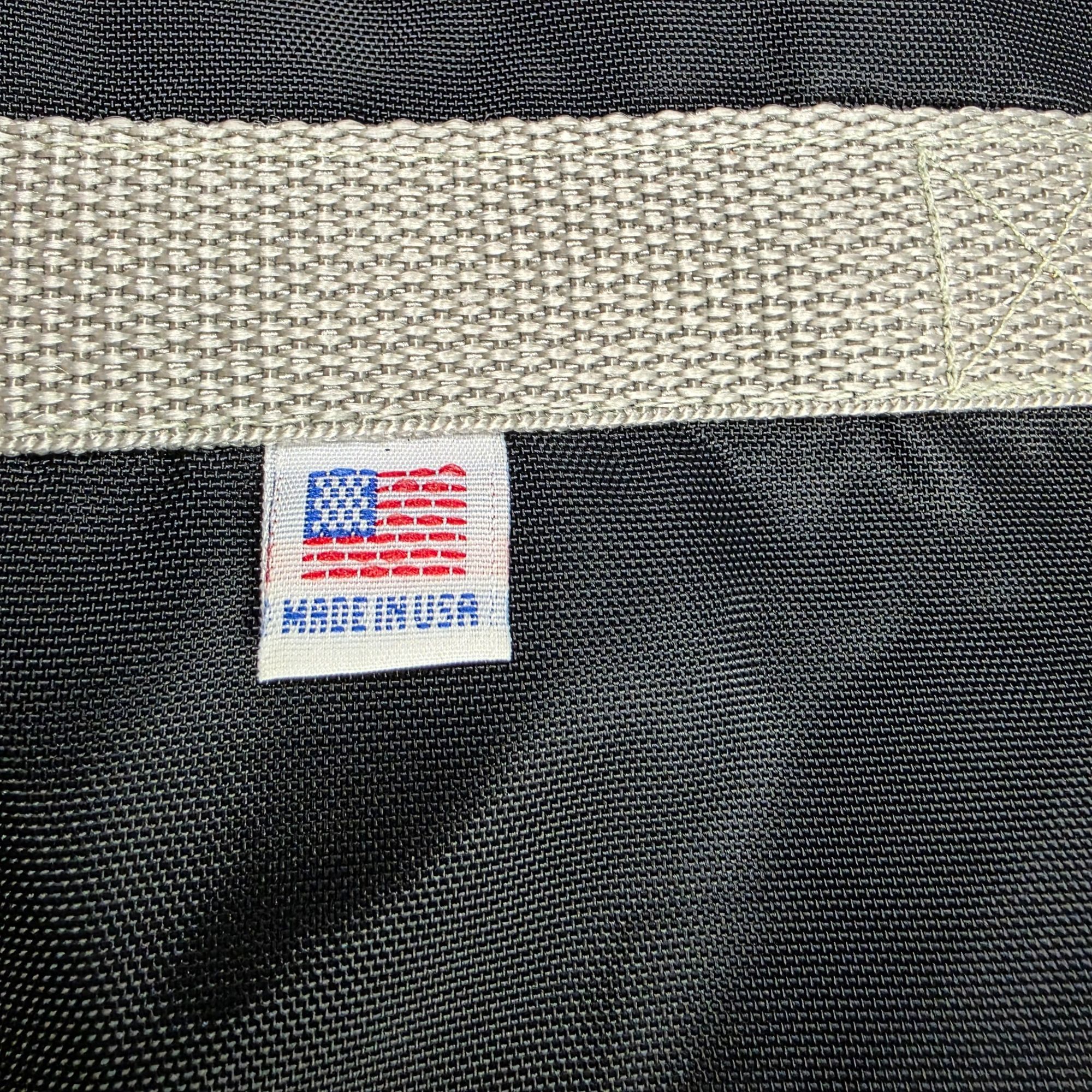 American Apparel American Apparel Project Black Duffel Bag Gray Straps Gym Tr Size ONE SIZE - 4 Thumbnail