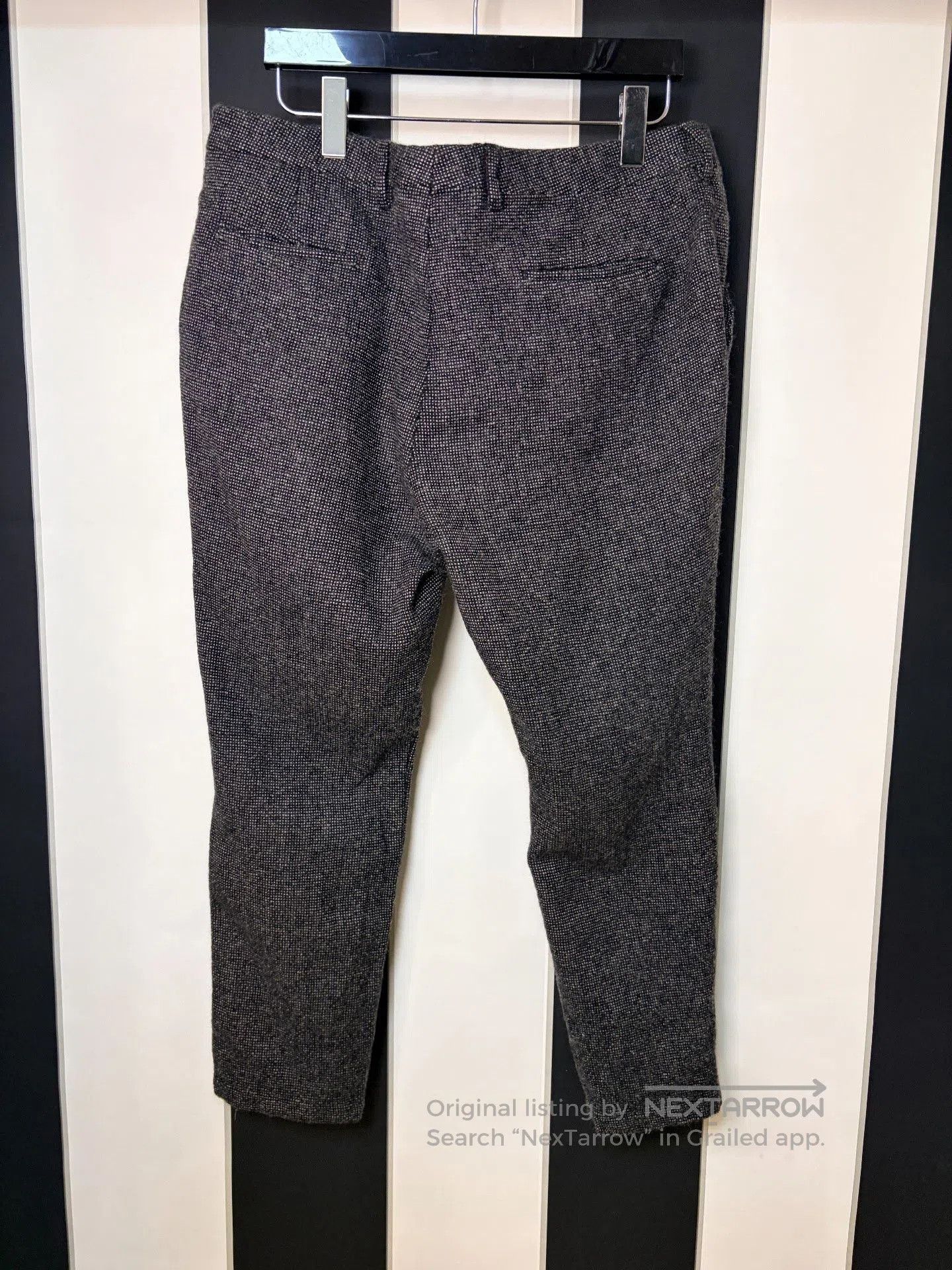 Saint Laurent Paris Saint Laurent Wool Trousers Size 56. Size US 40 / EU 56 - 2 Thumbnail