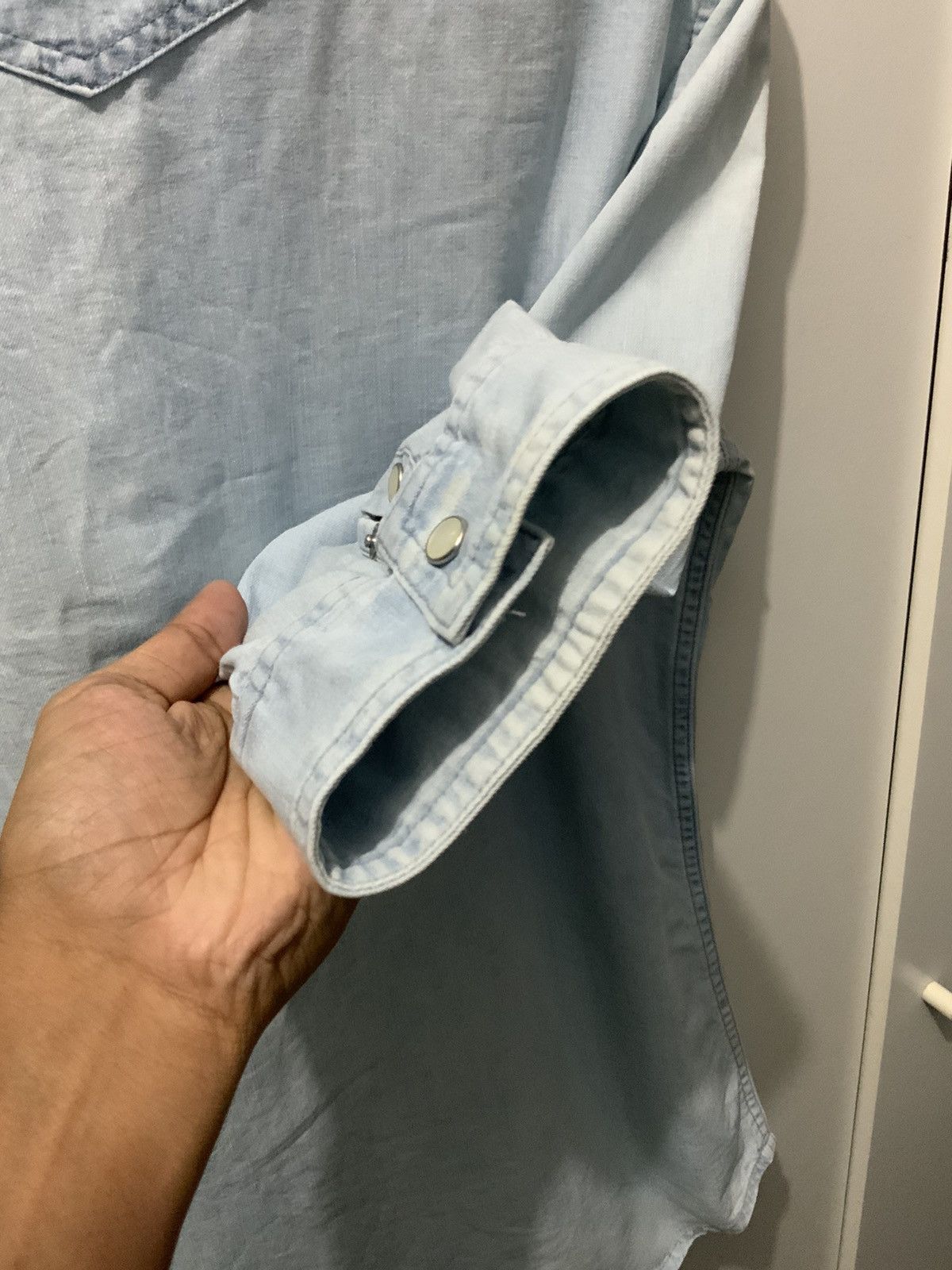 Japanese Brand TK Mix Piece Sashiko Fade Denim Size US L / EU 52-54 / 3 - 13 Thumbnail