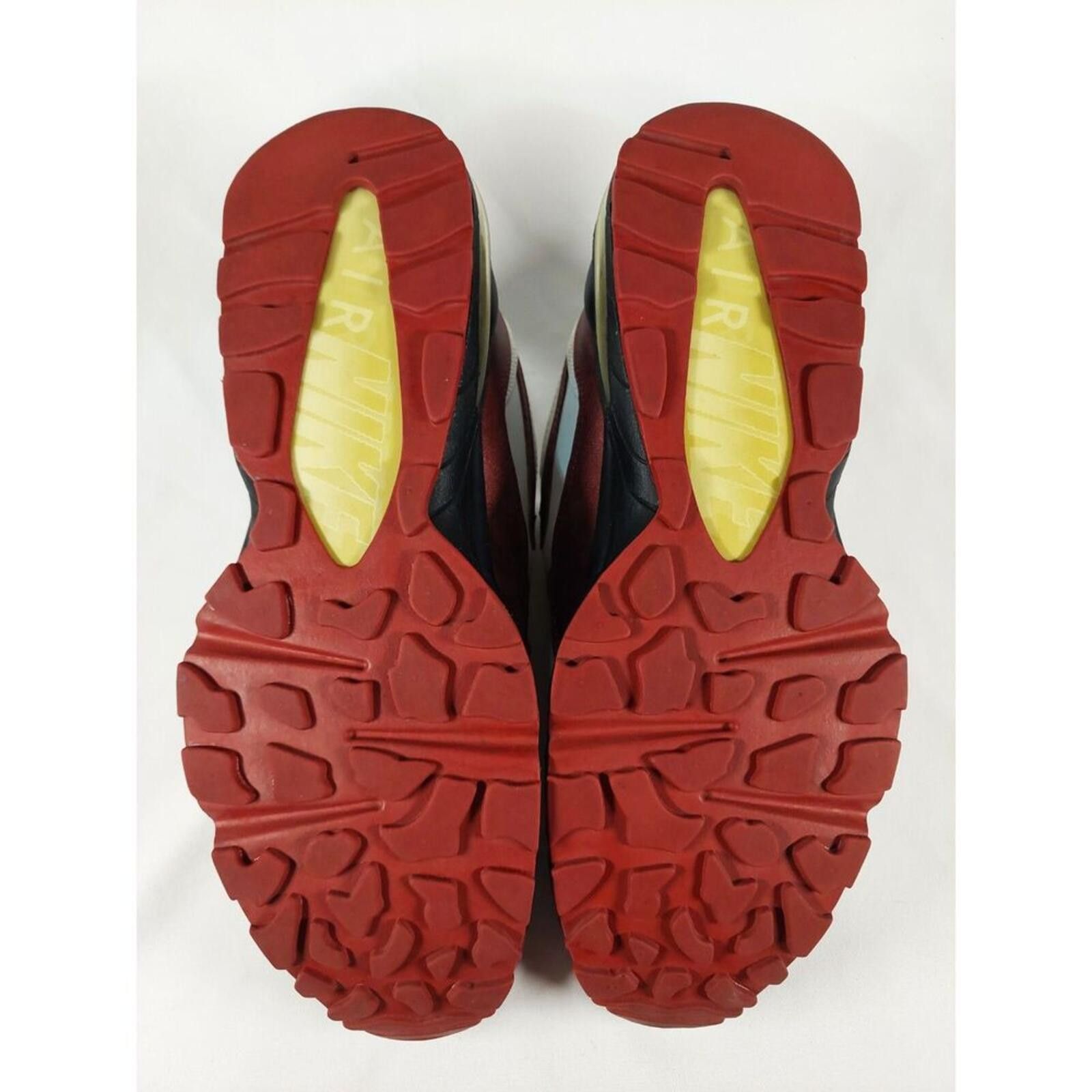 Nike 2008 Vintage Nike Air Max Red Leather 10M 609057-162 Size US 10 / EU 43 - 8 Thumbnail