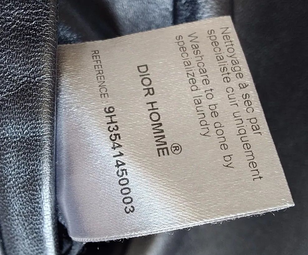 Dior Dior Homme AW09 Leather Jacket Size US S / EU 44-46 / 1 - 5 Thumbnail