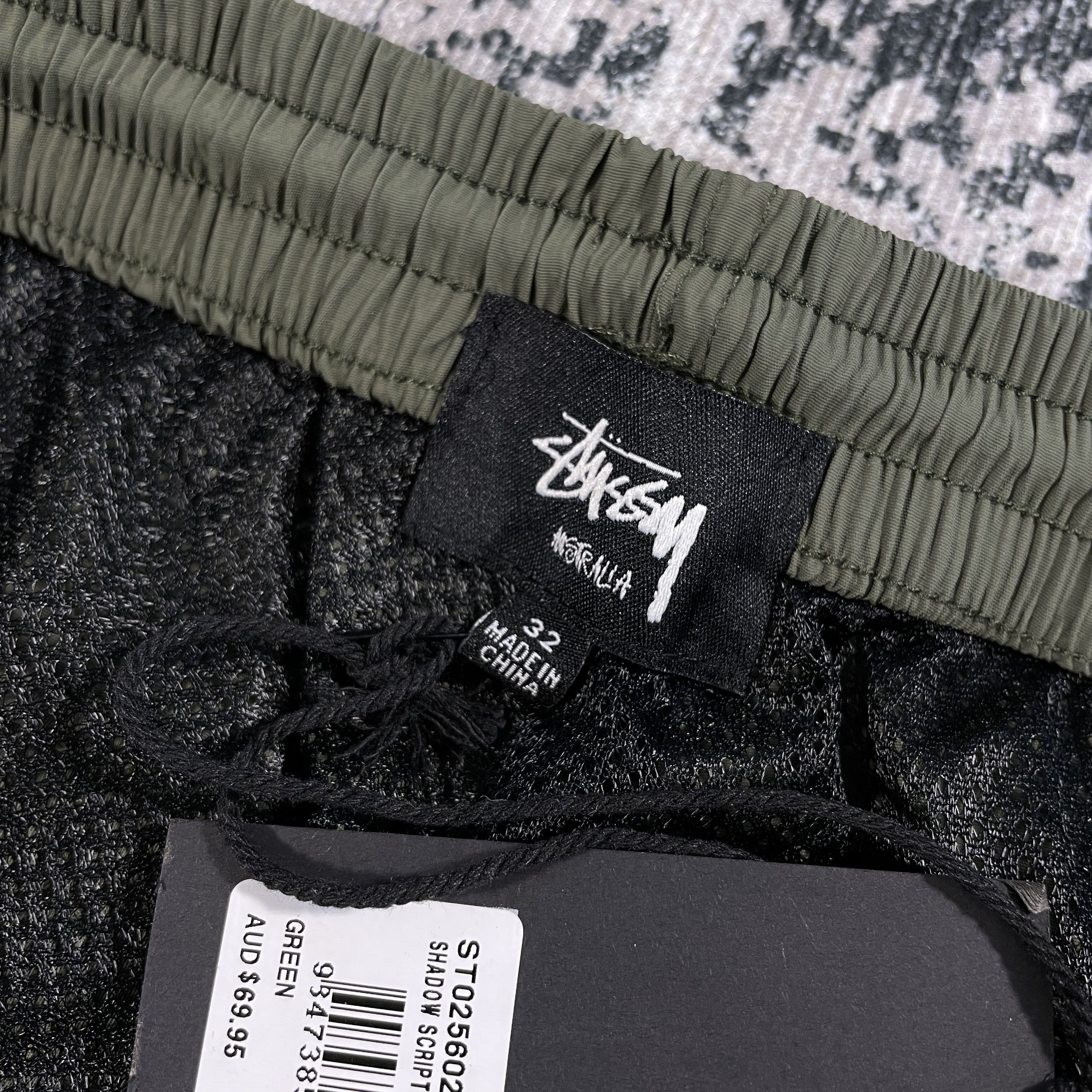 Stussy STUSSY SHADOW SCRIPT BEACHSHORTS GREEN // 32 Size US 32 / EU 48 - 4 Thumbnail