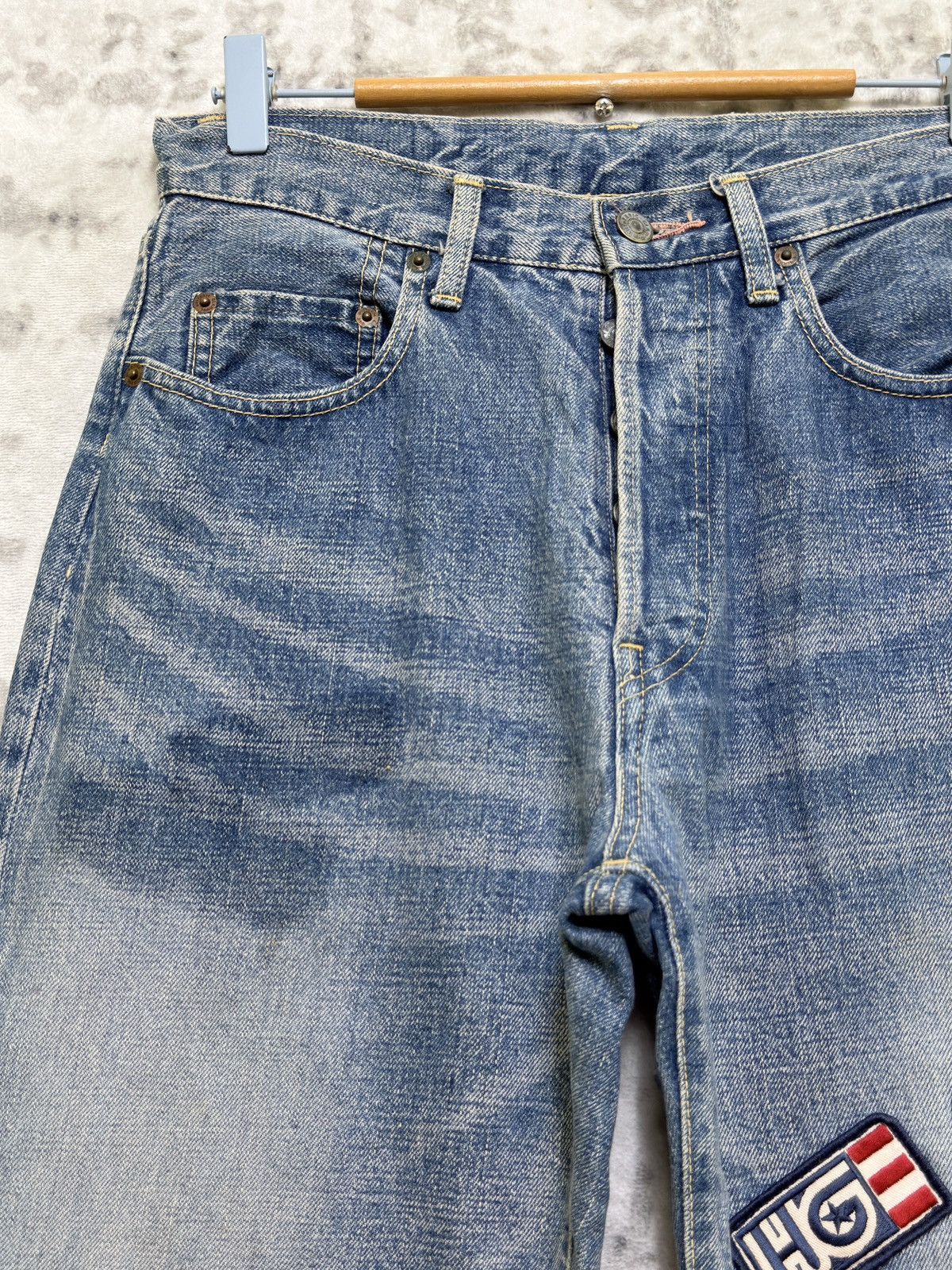 Hysteric Glamour Hysteric Glamour Patchwork Selvedge Denim Tapered Y2K Fit Size US 28 / EU 44 - 4 Thumbnail