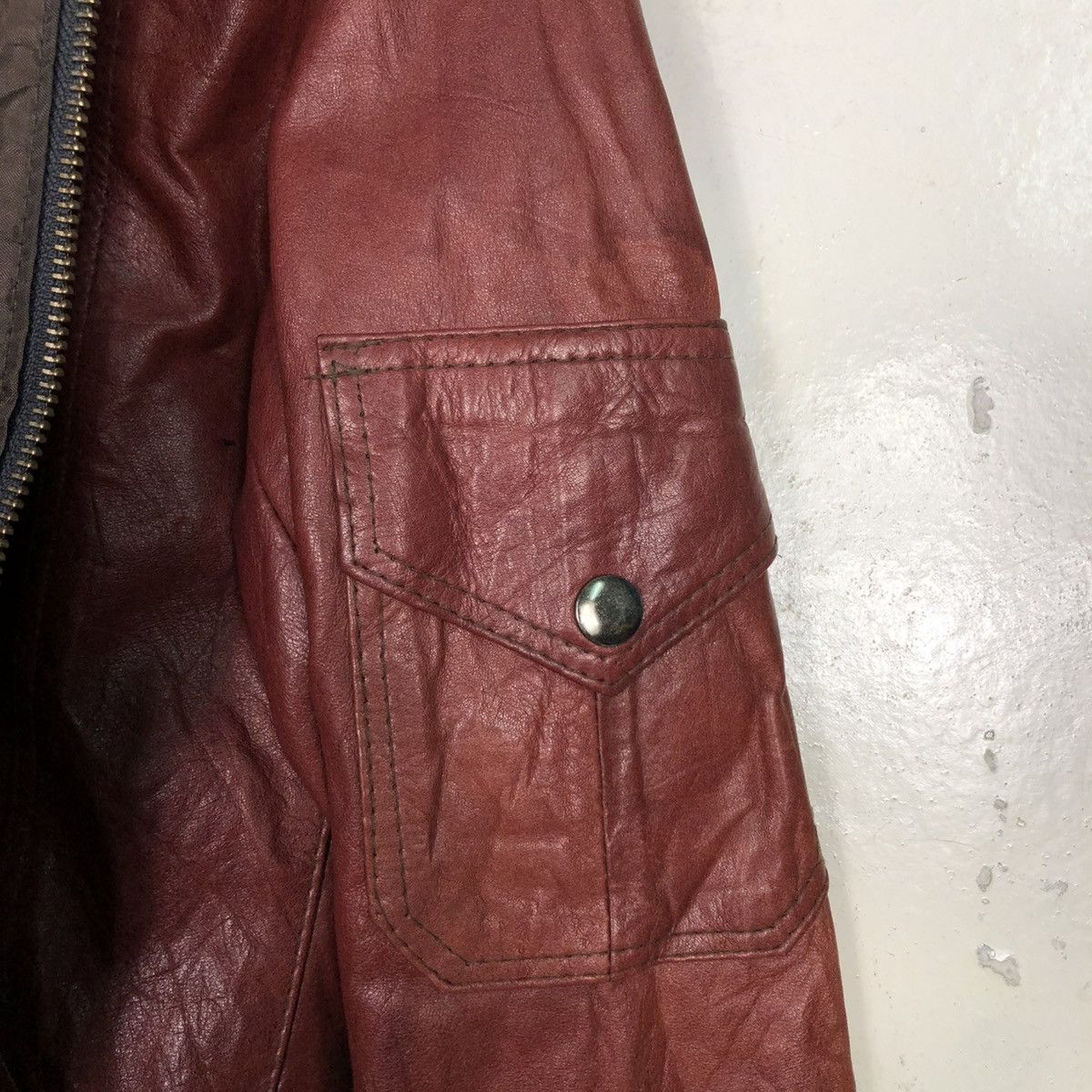 Pelle Pelle 🔥CROPPED BIKER LEATHER JACKET PELLE STUDIO Size US S / EU 44-46 / 1 - 21 Thumbnail
