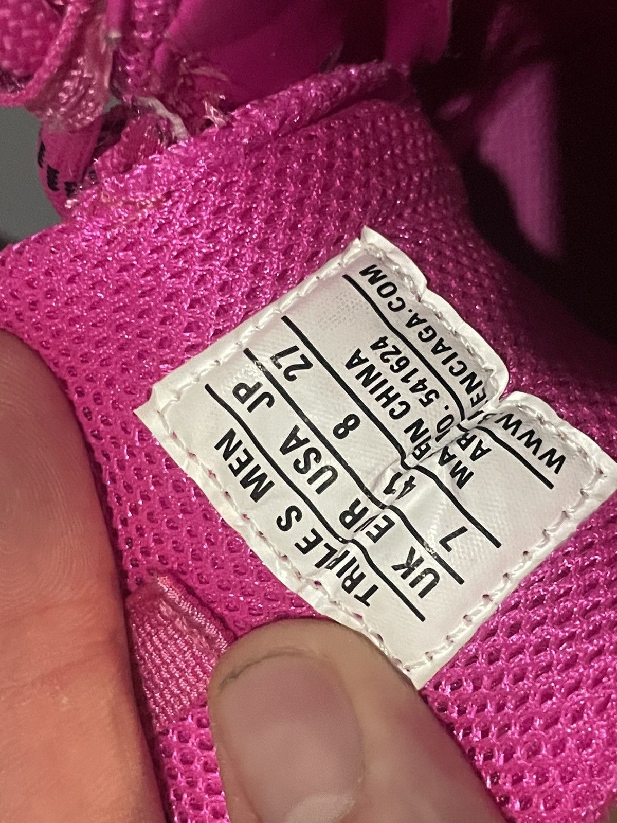 Balenciaga Balenciaga Hot Pink Clear Sole Triple S Brand New With Tags Size US 9 / EU 42 - 15 Thumbnail