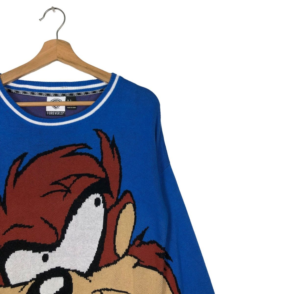 Cartoon Network VINTAGE KNIT SWEATSHIRT WARNER BROS BIG LOGO RARE DESIGN Size US M / EU 48-50 / 2 - 5 Thumbnail