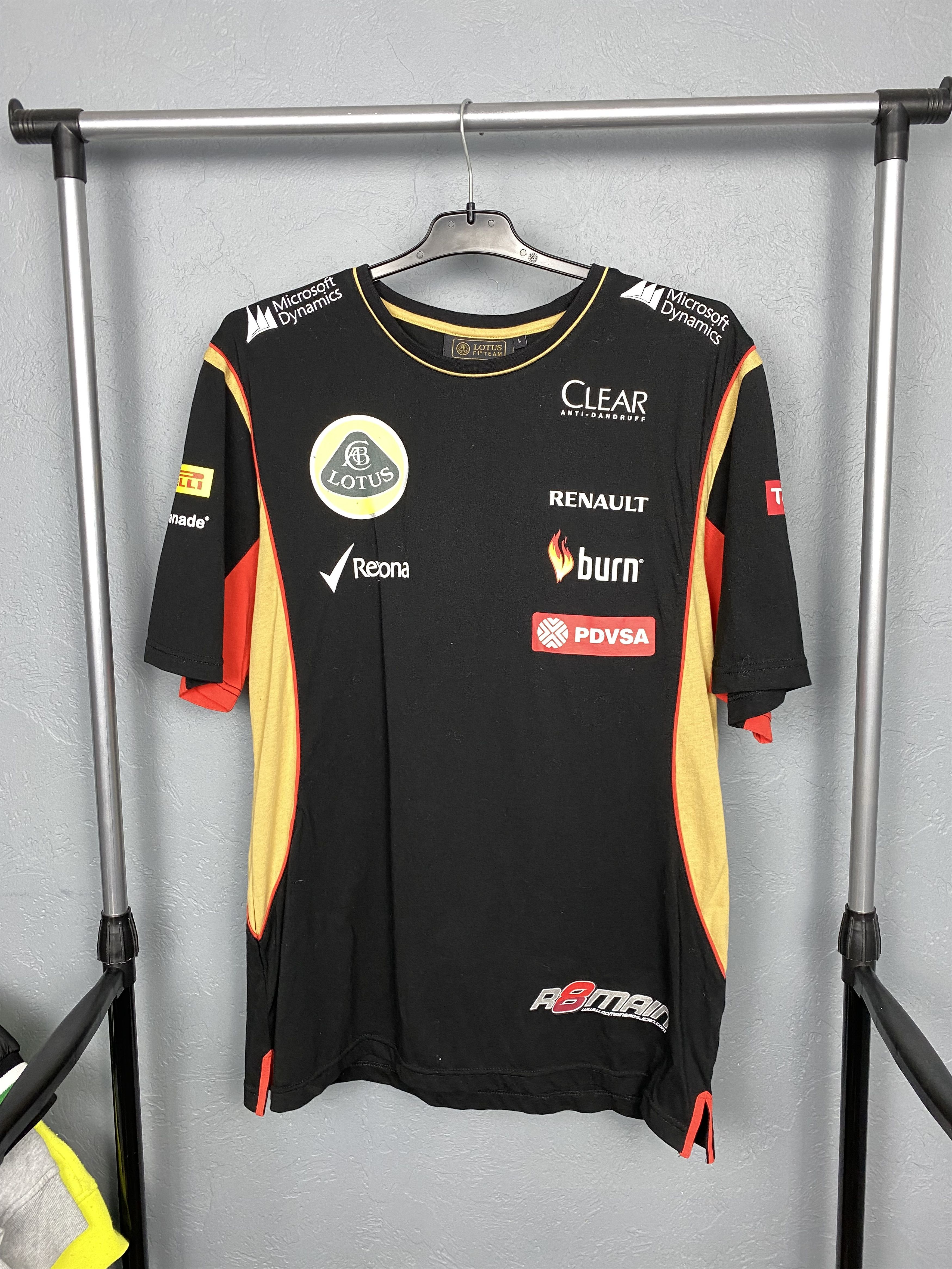 Formula 1 Lotus Racing Team Vintage T-Shirt Tee Y2K Size US L / EU 52-54 / 3 - 1 Thumbnail
