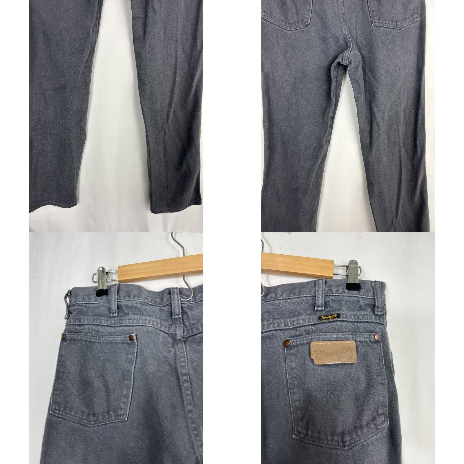 Wrangler VINTAGE Wrangler Jeans Mens 34x34 Gray Cotton USA Straight Size US 34 / EU 50 - 8 Thumbnail