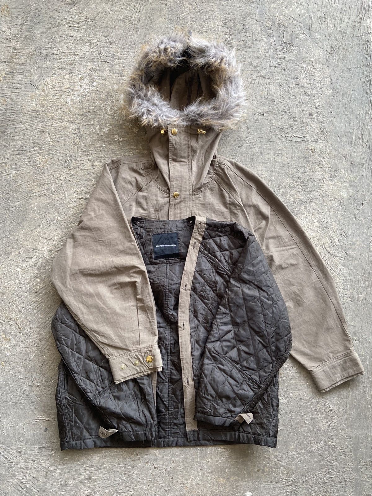 Issey Miyake 2000s Mercibaucoup - Apocalypse Style Fur Jacket Size US L / EU 52-54 / 3 - 13 Thumbnail