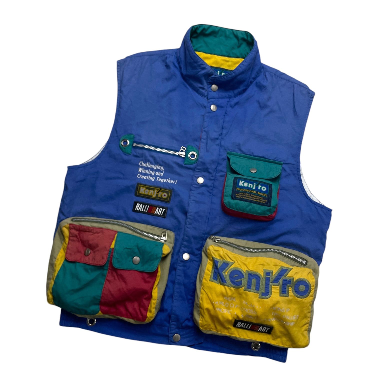 Gear for Sports × Vintage Vintage Mitsubishi Ralliart Kenjiro Shinozuka Racing Vest Size US M / EU 48-50 / 2 - 2 Thumbnail