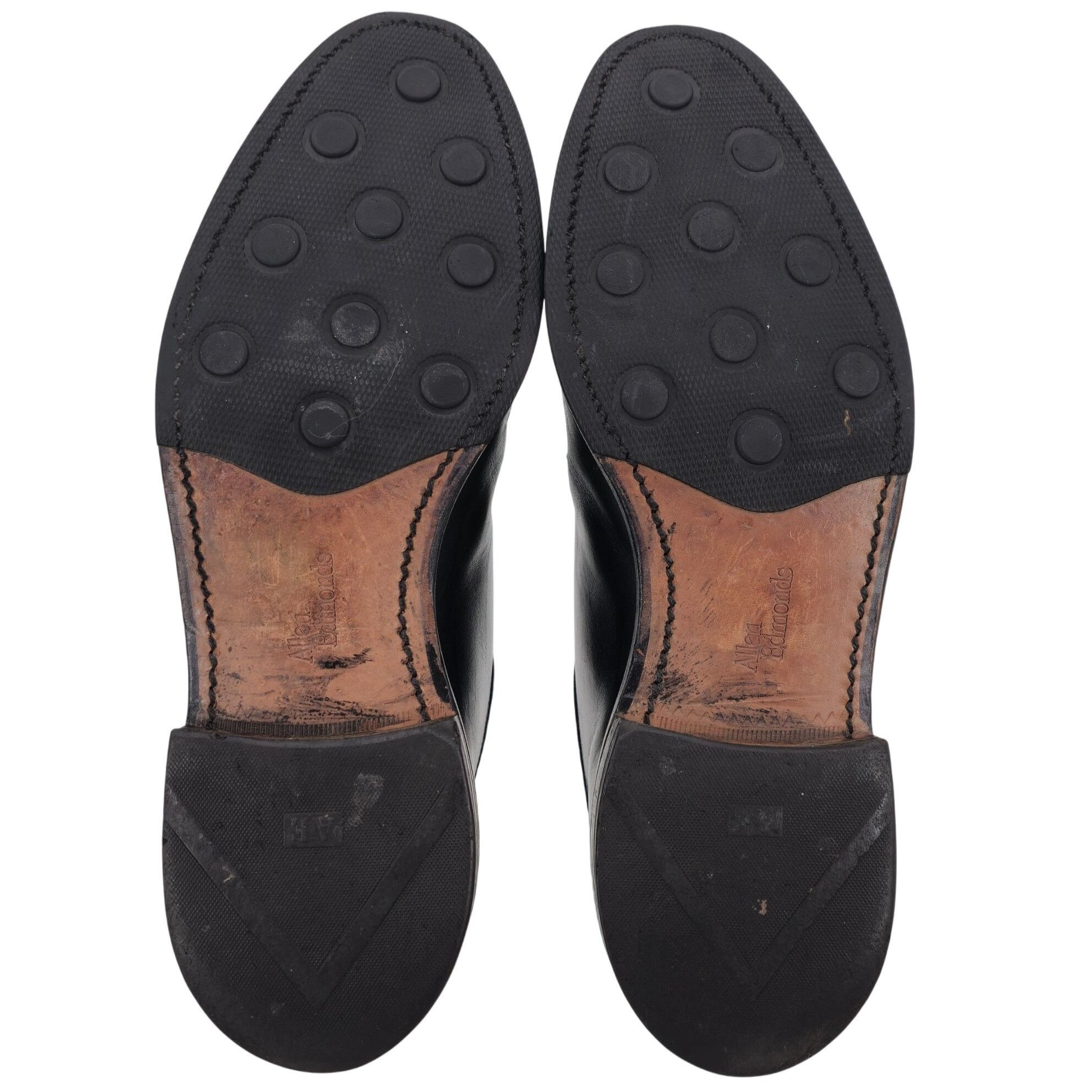 Allen Edmonds Allen Edmonds Men's 9B Black Calf Leather Dress Shoes Thayer Size US 9 / EU 42 - 3 Thumbnail