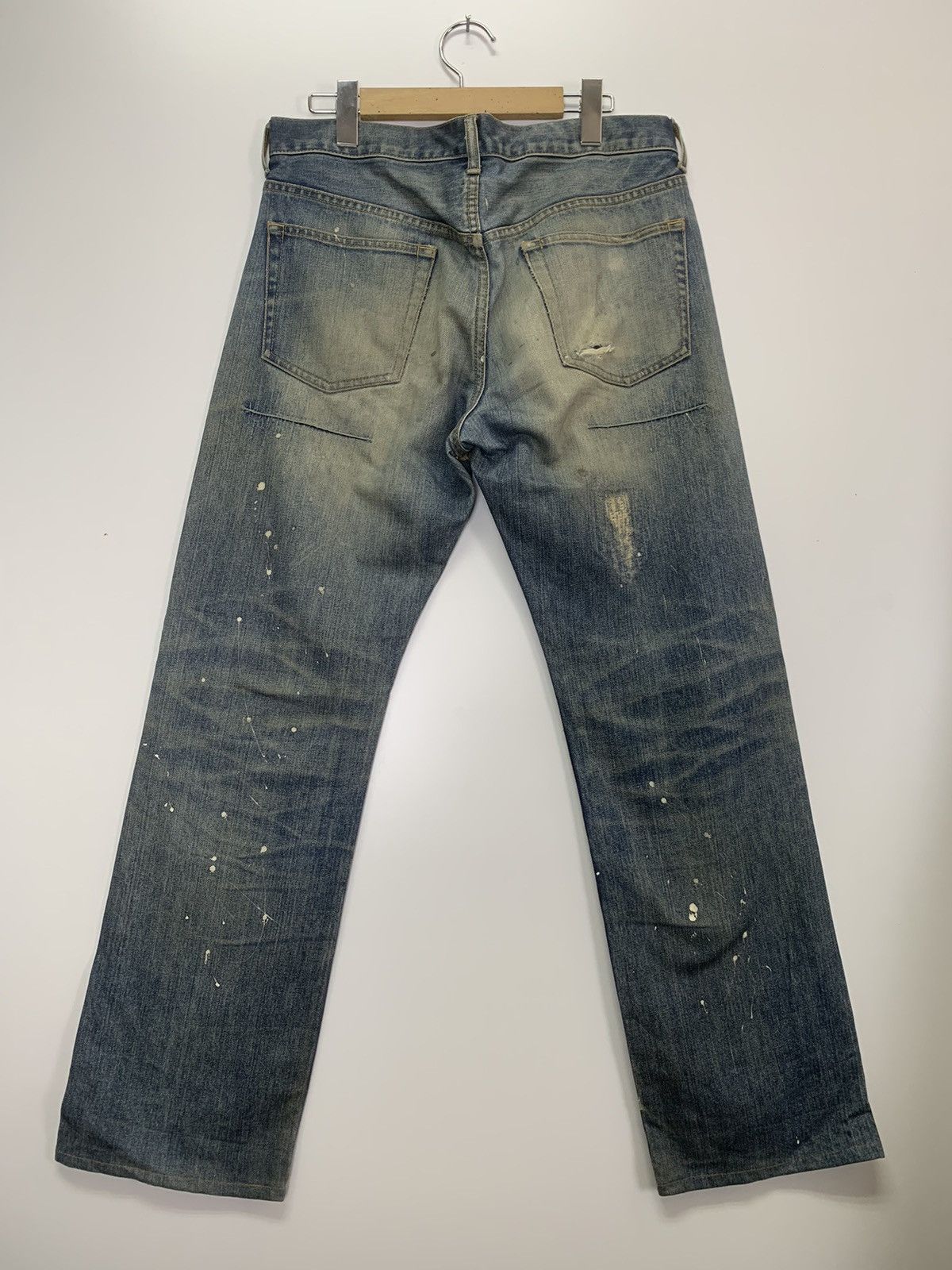 Takeo Kikuchi × Vintage Vintage Takeo Kikuchi distressed denim Size US 44 / EU 60 - 8 Thumbnail
