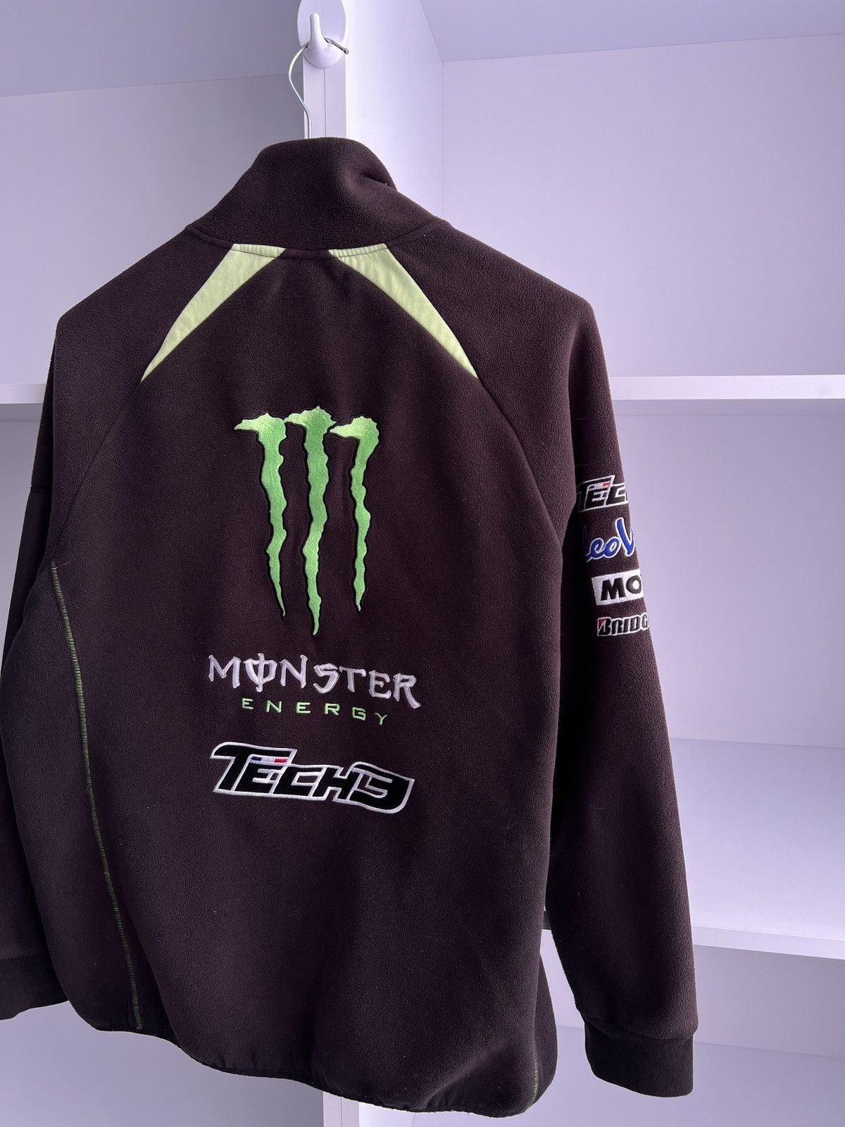 Vintage Vintage Techno Monster Energy racing fleece zip sweatshirt Size US M / EU 48-50 / 2 - 11 Thumbnail