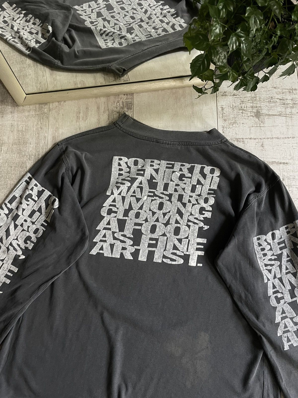 Designer Vintage 80’s Roberto Benigni Long Sleeve Shirt Archive RARE Size US S / EU 44-46 / 1 - 5 Thumbnail