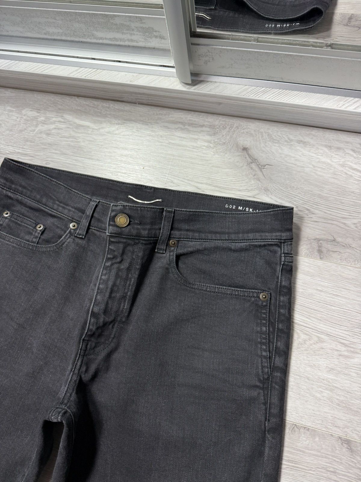 Saint Laurent Paris Saint Laurent Paris Washed Black D02 M/SK-LW Jean Denim Pant Size US 33 - 4 Thumbnail