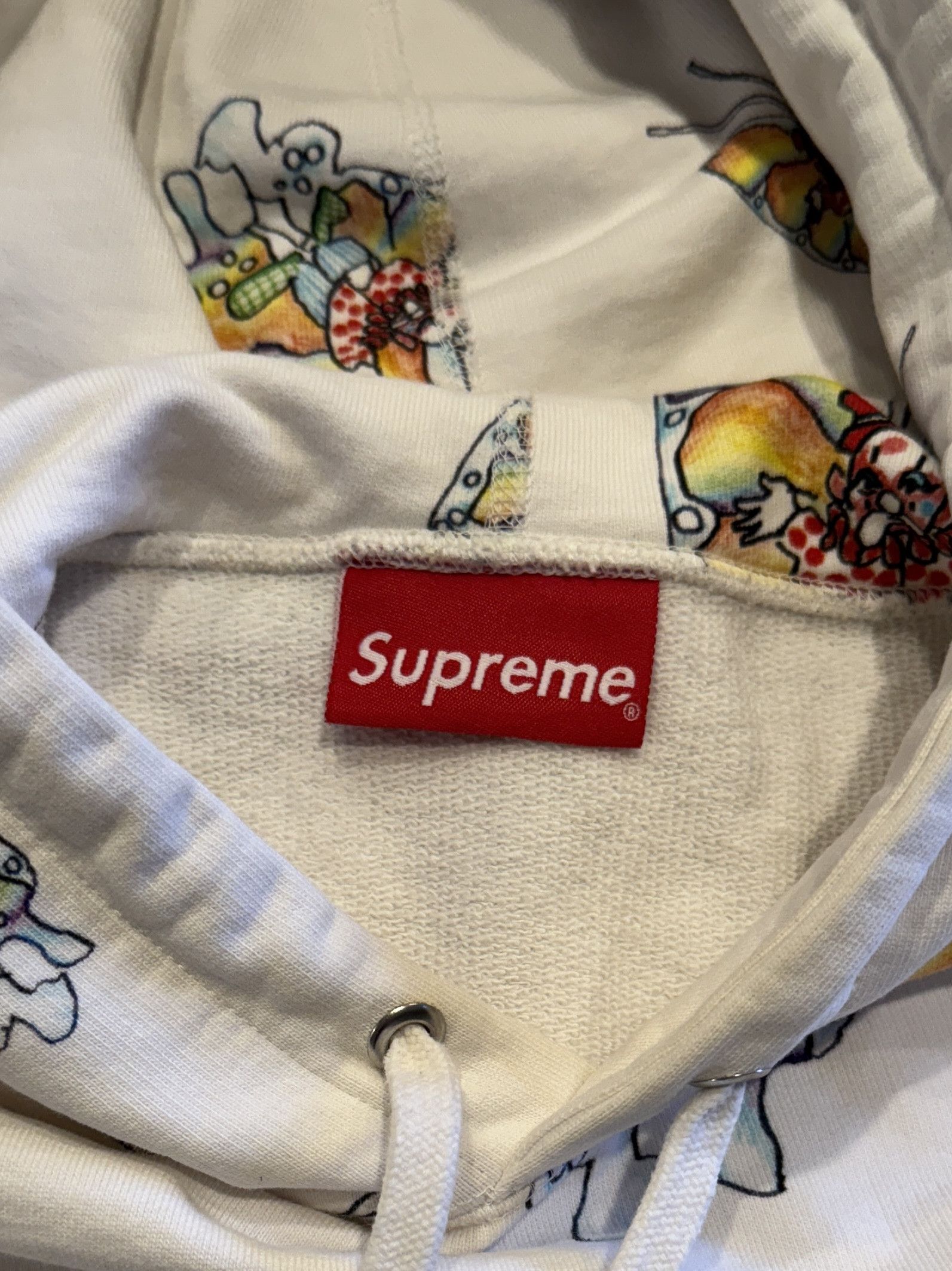 Supreme SUPREME GONZ BUTTERFLY HOODED SWEATSHIRT CREAM SMALL Size US S / EU 44-46 / 1 - 6 Thumbnail
