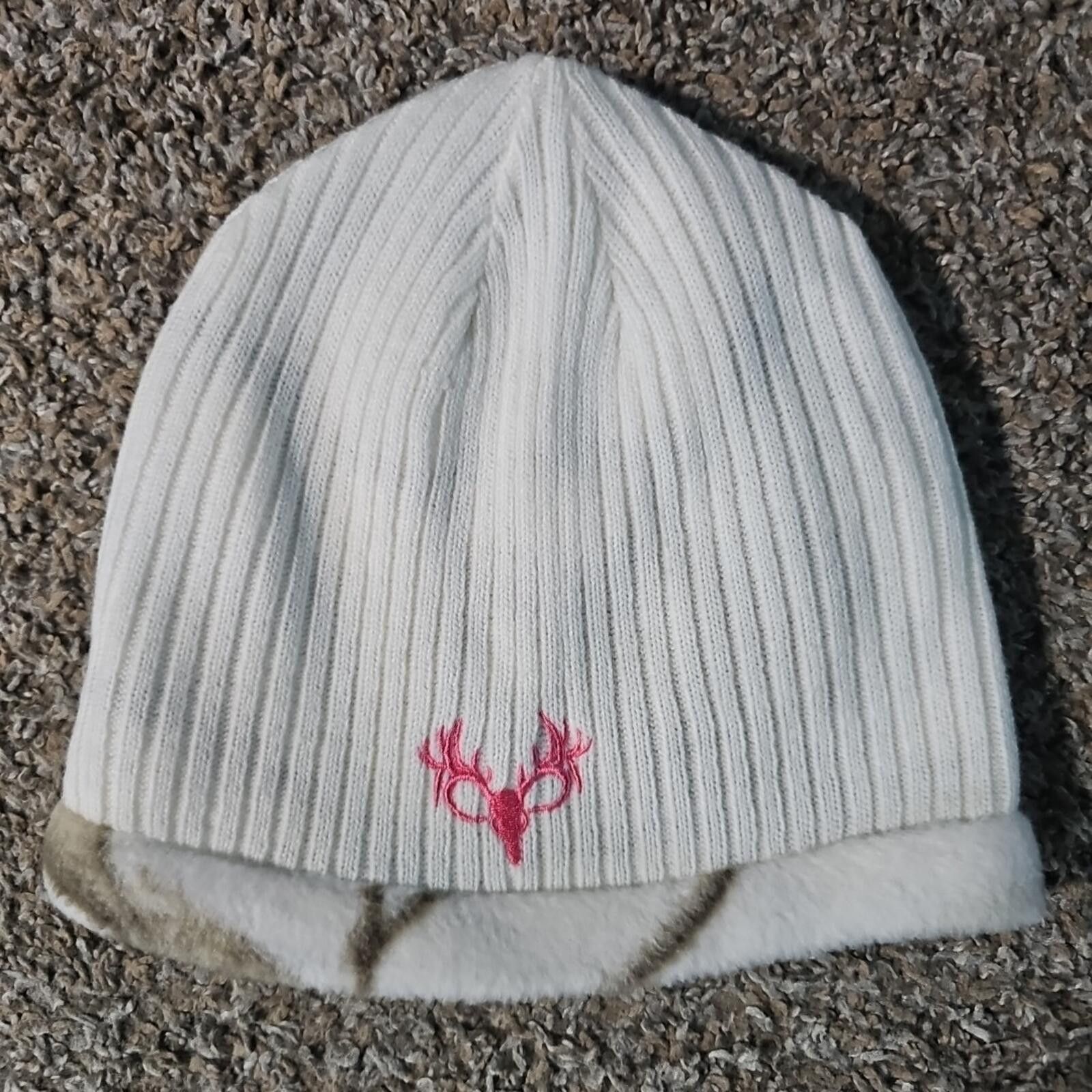Other Hot Shot Ladies One Size White Reversible Camo Beanie Size ONE SIZE - 1 Thumbnail