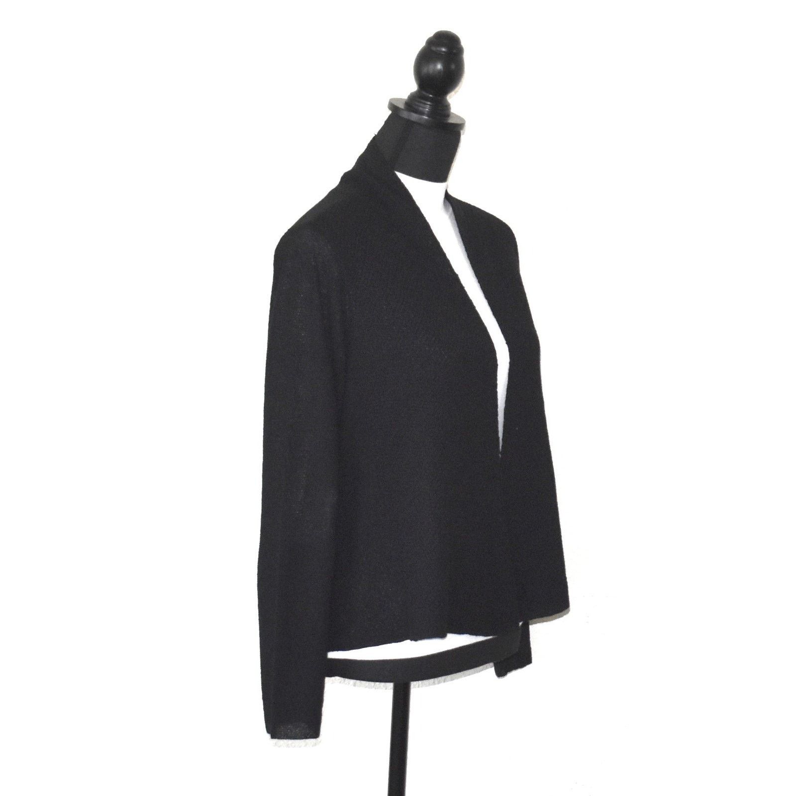 Eileen Fisher EILEEN FISHER Wool Knit Open Front Cardigan Sweater Size PM Size M / US 6-8 / IT 42-44 - 2 Thumbnail