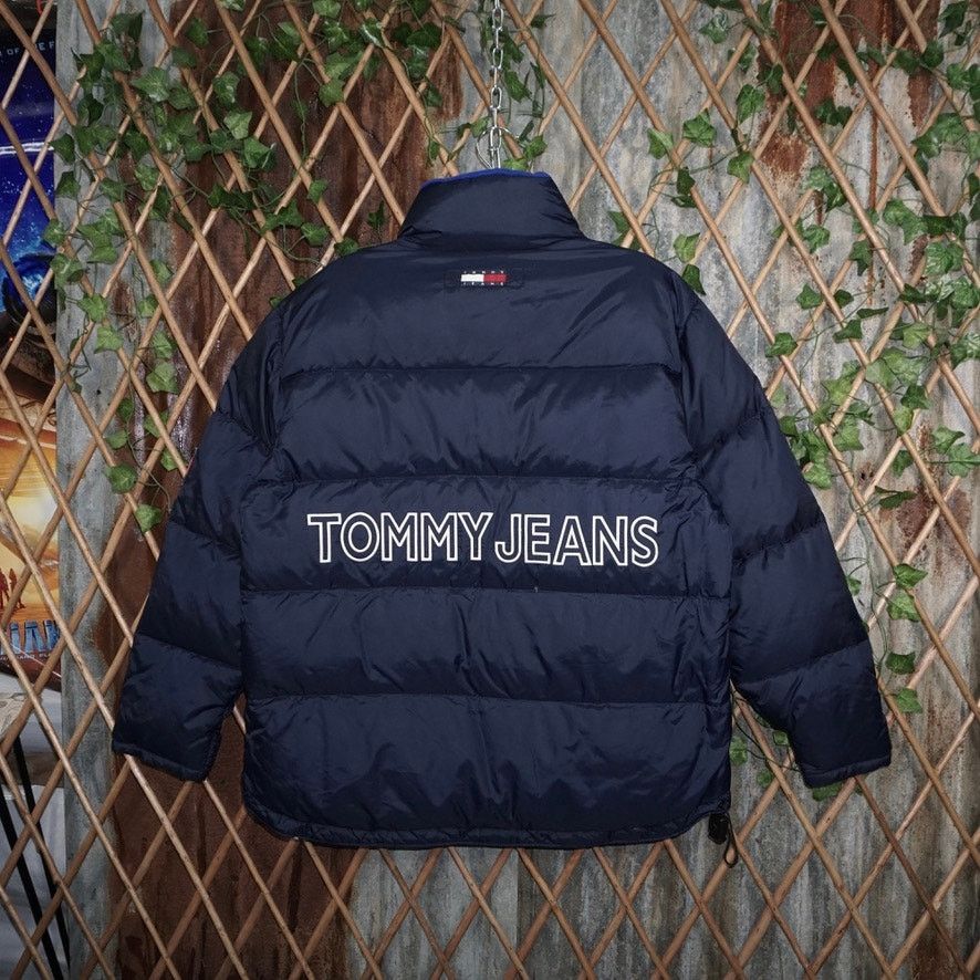 Tommy Hilfiger Vintage Y2K Tommy Hilfiger jean embroider 90s puffer jacket Size US XS / EU 42 / 0 - 2 Thumbnail