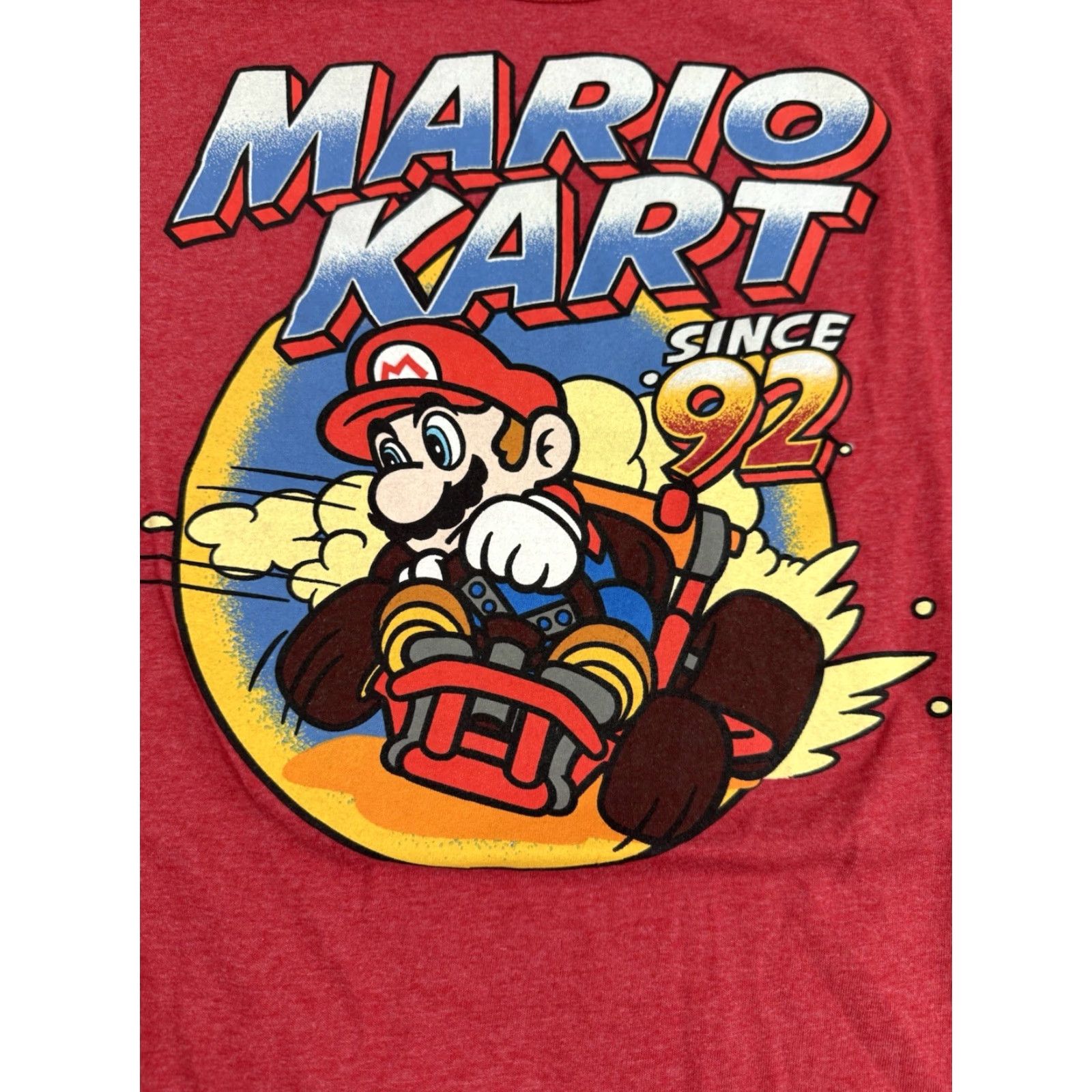 Etro Super Mario Mario Kart Short Sleeve Retro Since 92 Shirt Mens Medium Red Graphic Print Size US M / EU 48-50 / 2 - 2 Thumbnail
