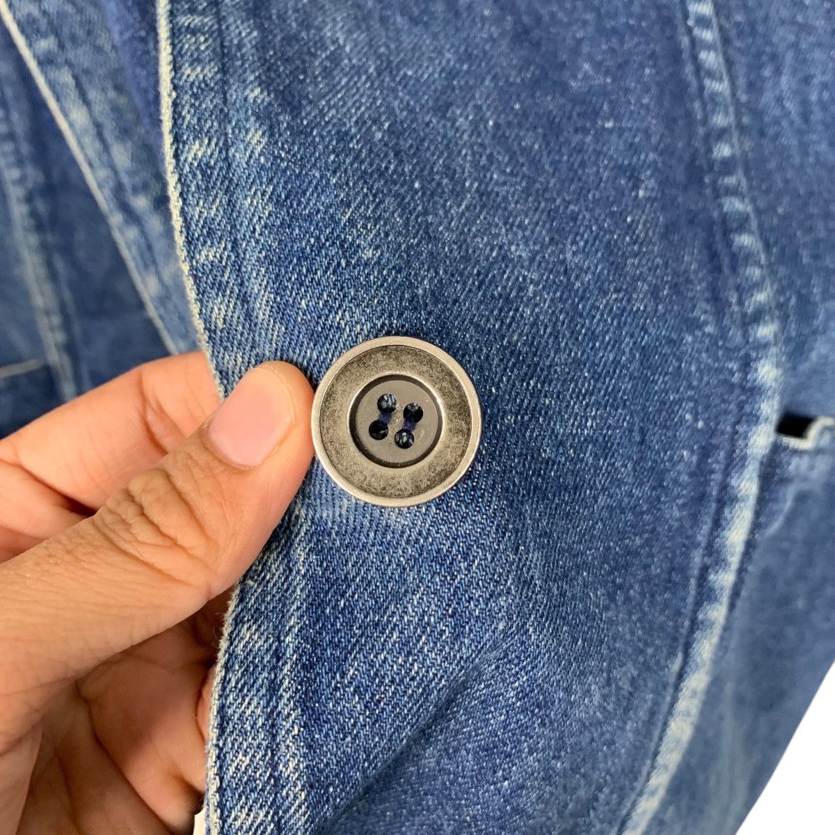 Japanese Brand MEMBERS ONLY Denim Casual Jacket Jean Jacket #2188-C97 Size US L / EU 52-54 / 3 - 14 Thumbnail
