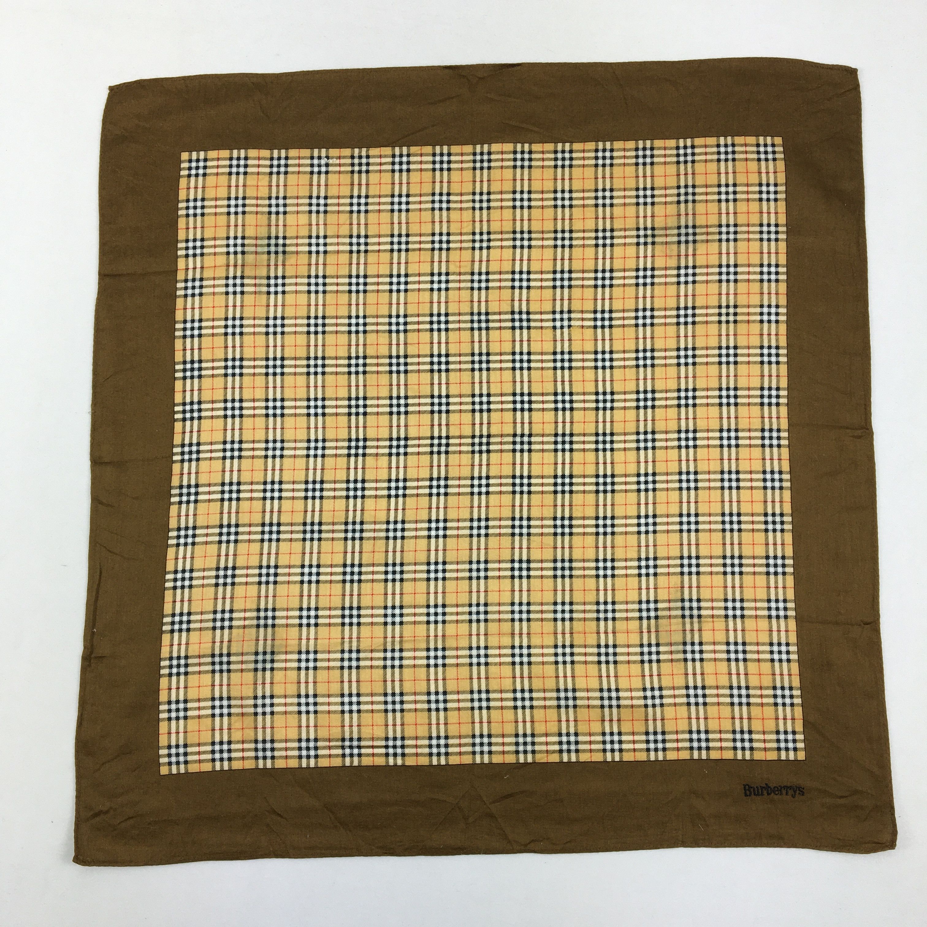 Burberry Vintage Burberry Handkerchief Neckerchief Bandana - AC72967 Size ONE SIZE - 2 Thumbnail