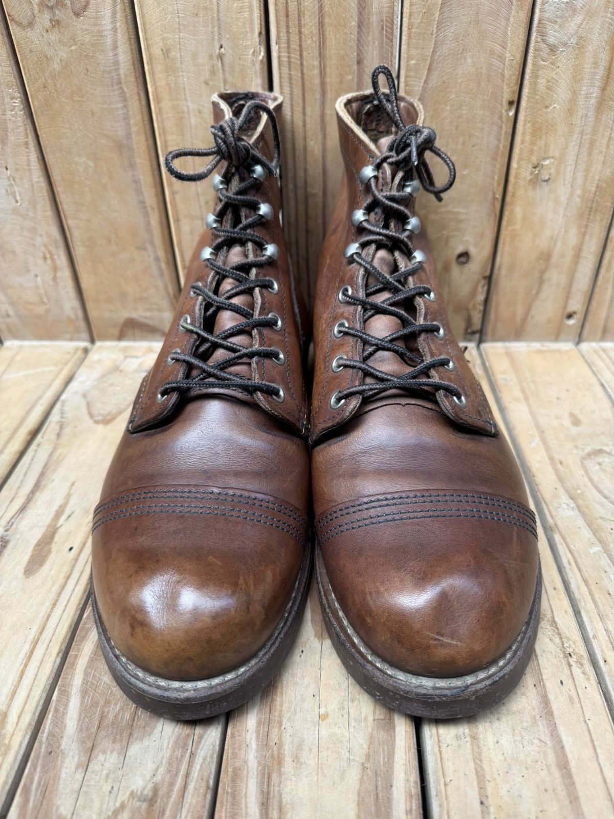 Red Wing Red Wing 8111 iron ranger Brown leather Boots UK 7.5 D Size US 8.5 / EU 41-42 - 15 Thumbnail