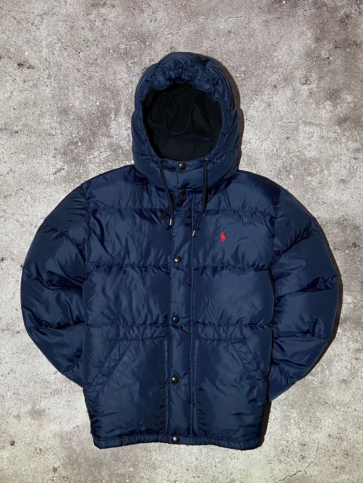 Pre-owned Polo Ralph Lauren X Vintage Polo Ralph Laurent Vintage Down Jacket In Blue