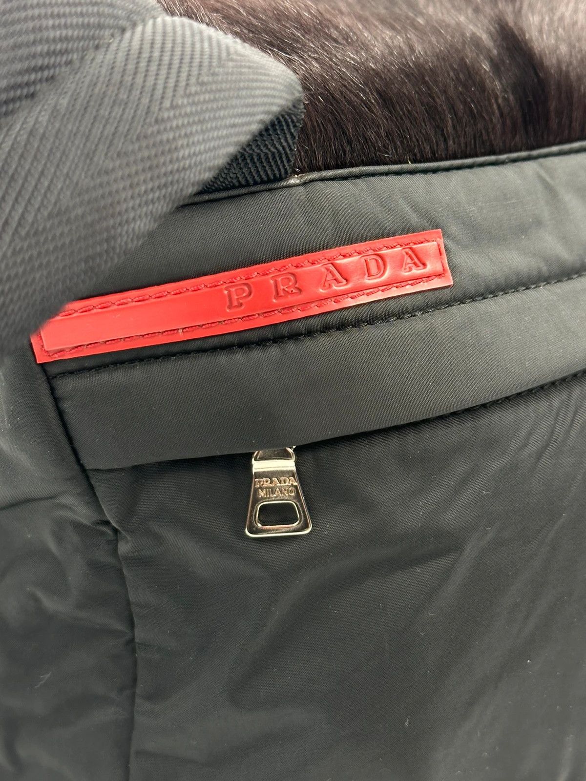 Prada Prada Sport FW1999 Fur Nylon Crossbody Bag Slingbag Black Size ONE SIZE - 9 Thumbnail