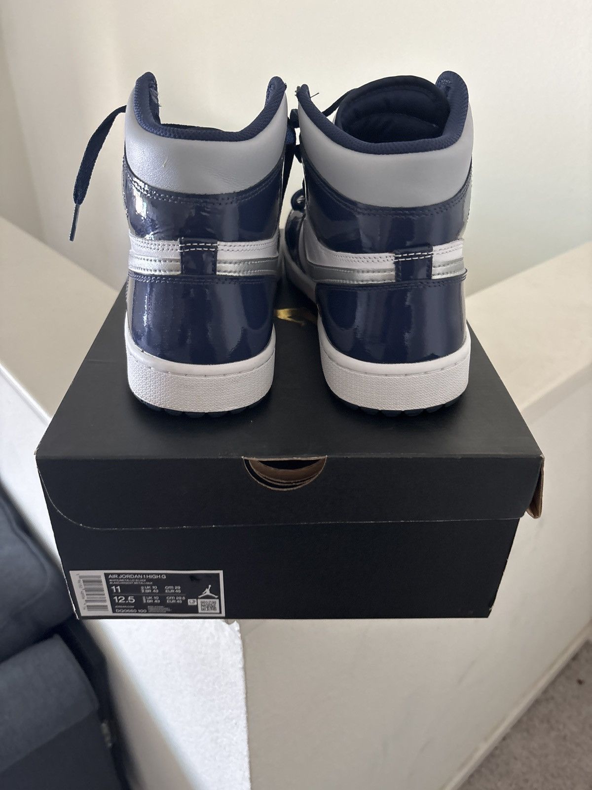 Jordan Brand Jordan 1 High G Navy Size US 11 / EU 44 - 4 Thumbnail