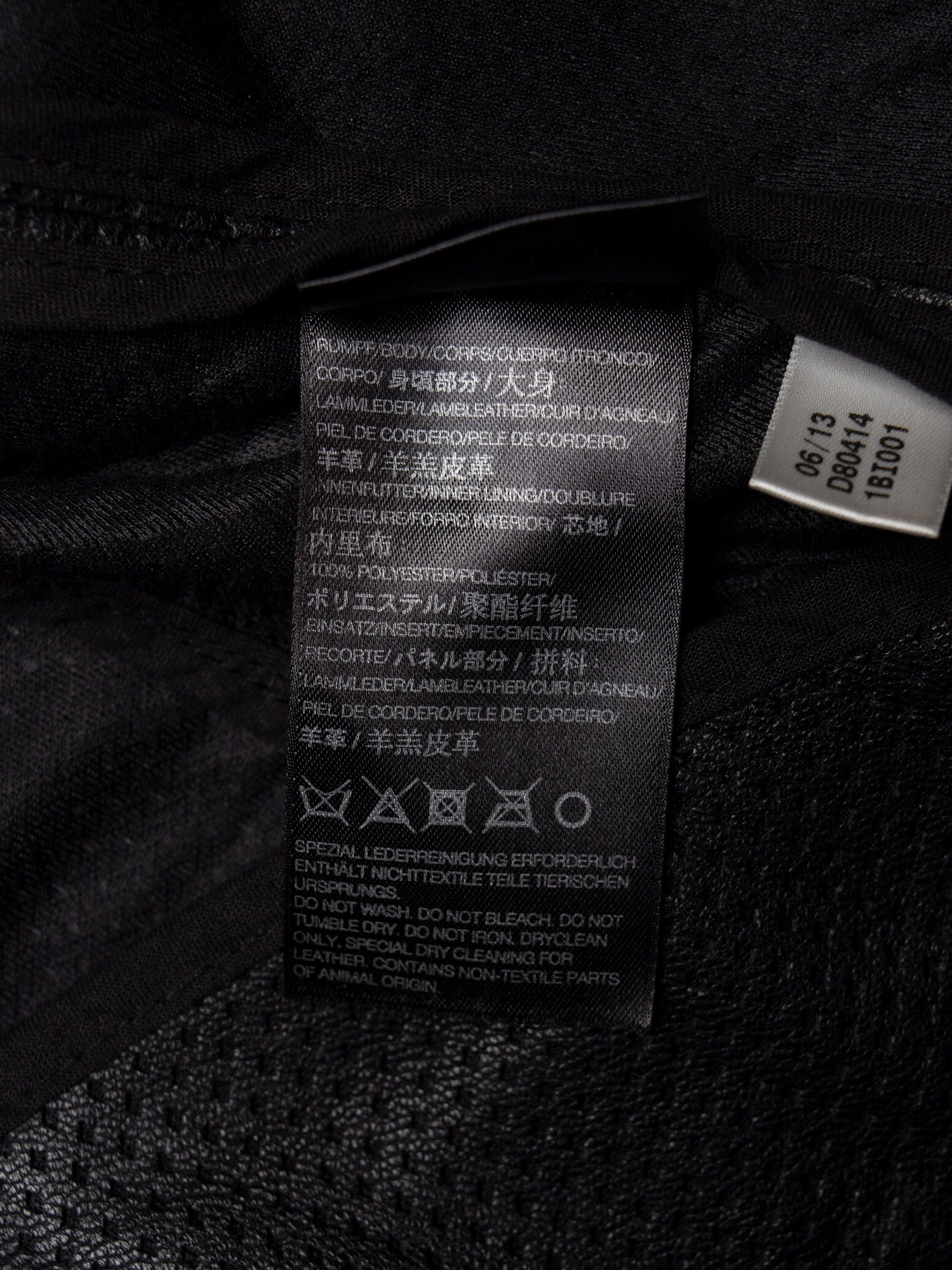 Y-3 Y-3 - A/W 2013 - women's perforated leather biker jacket Size L / US 10 / IT 46 - 13 Thumbnail