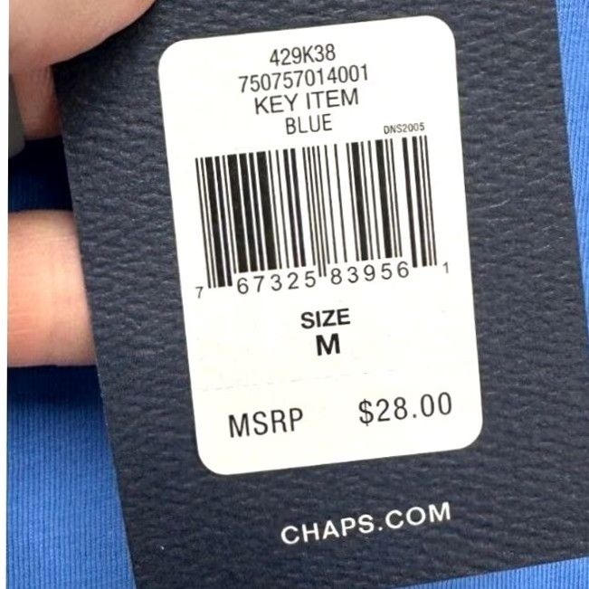 Chaps Chaps USA Flag T-Shirt Mens M Blue Short Sleeve Crew Neck Graphic Print Patriotic USA Flag Tee Size US M / EU 48-50 / 2 - 2 Thumbnail