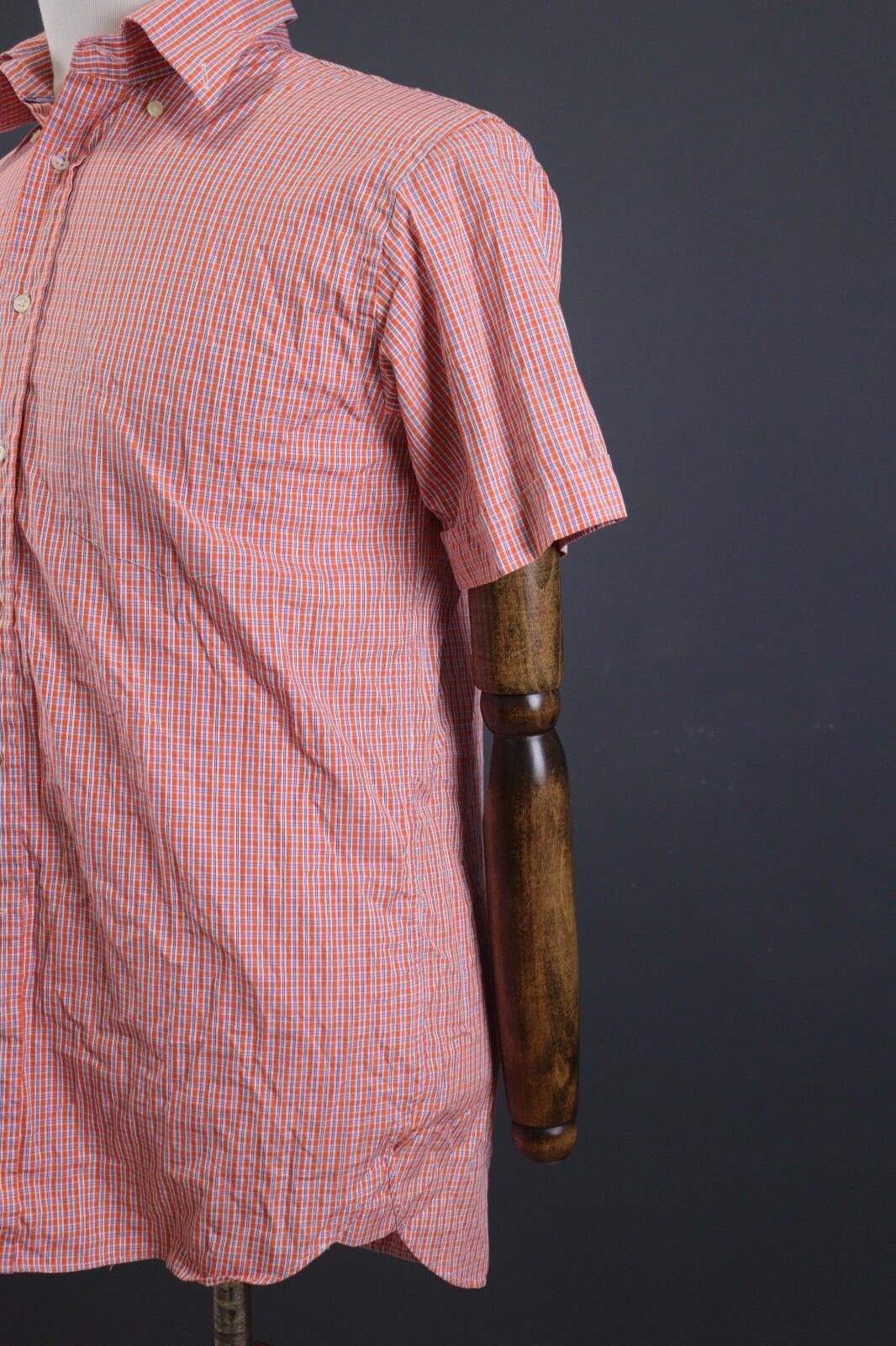 Designer Hackett London Red Oxford Classic Shirt Size M Size US M / EU 48-50 / 2 - 6 Thumbnail