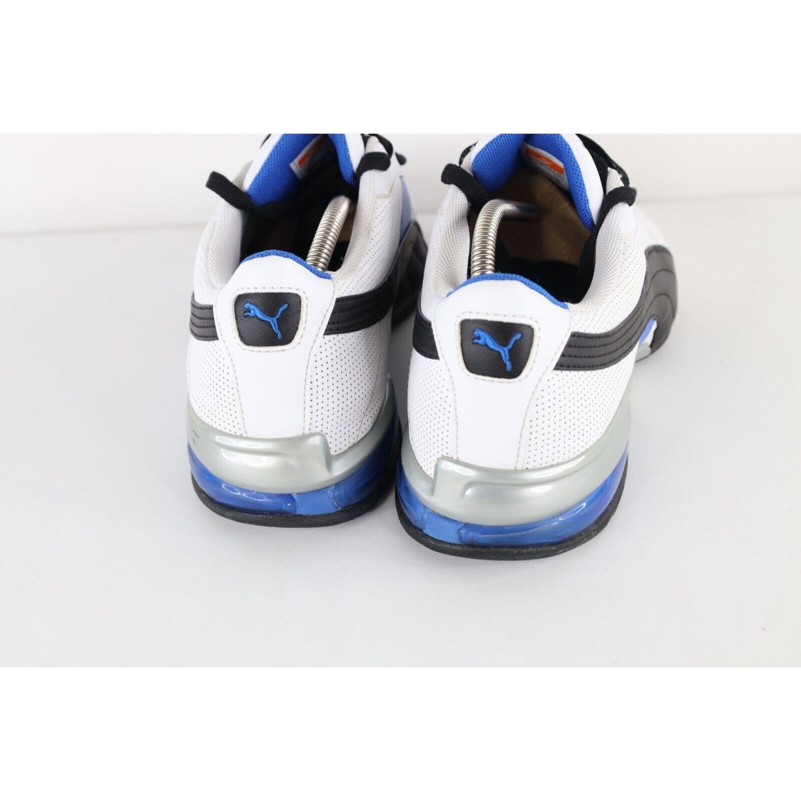 Puma × Vintage Vintage Y2K Puma Spell Out Turin Leather Sneakers Shoes Size US 11.5 / EU 44-45 - 5 Thumbnail