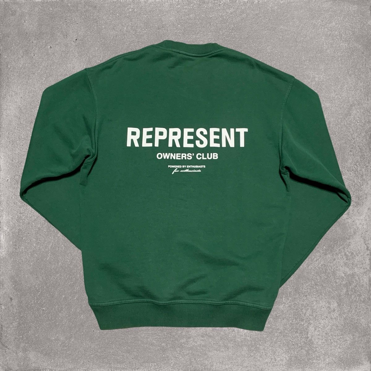 Represent Clo. Represent Small Owners Club Green Sweater Sweatshirt Size US S / EU 44-46 / 1 - 1 Thumbnail