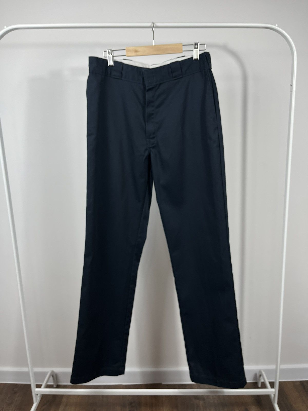 Dickies Dickies 874 Work Pants Navy Blue Straight Fit Classic Style Size US 32 / EU 48 - 6 Thumbnail